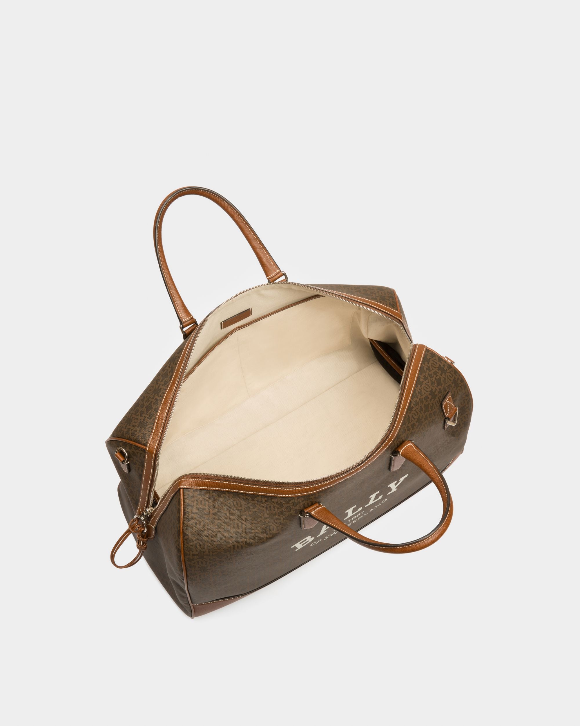 Caius Weekender-Tasche Aus Braunem Tpu - Herren - Bally - 03