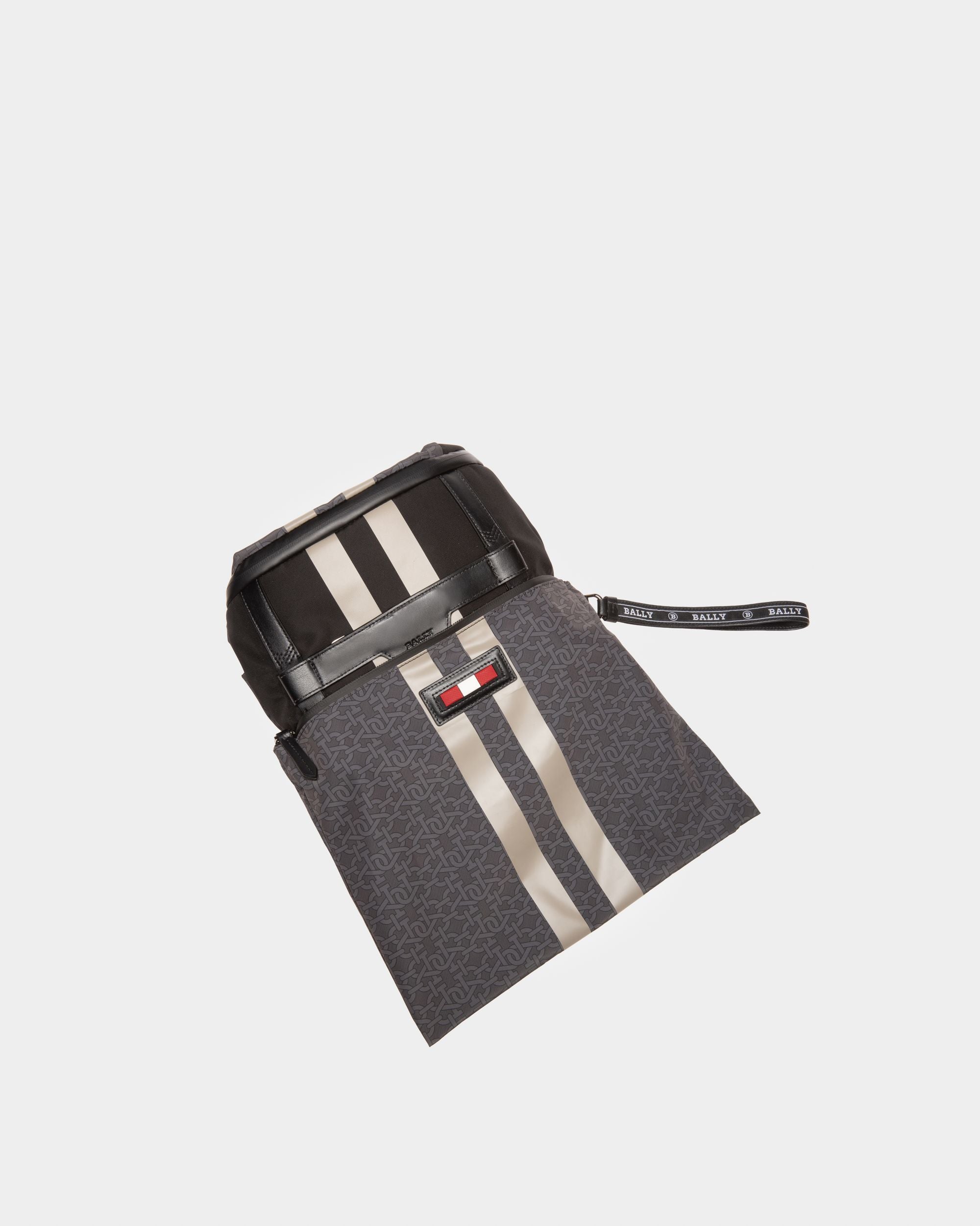 Bally Escape Duffle Bag Aus Braunem Und Schwarzem Nylon Und Textil - Herren - Bally - 05