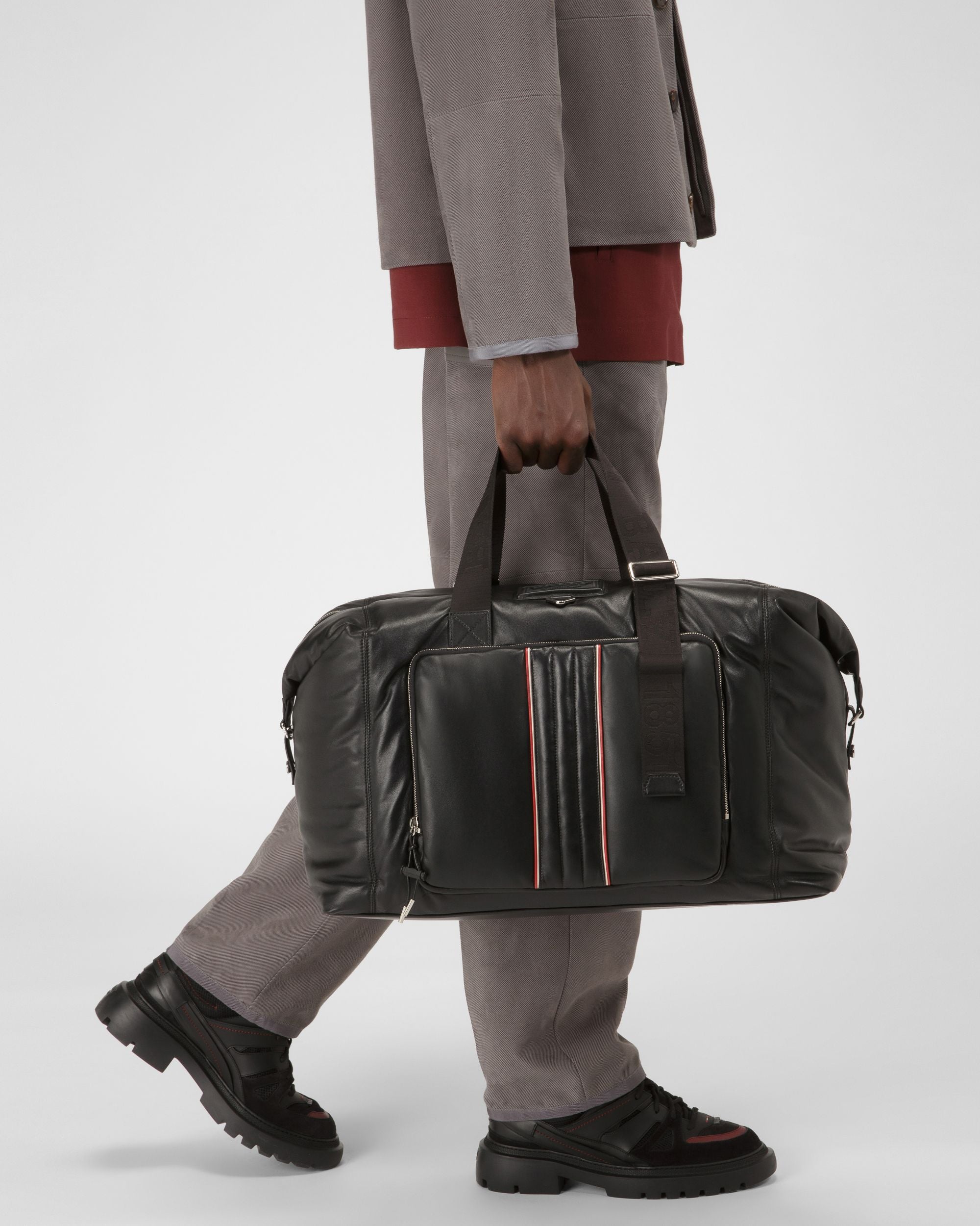 Arohn Weekender-Tasche Aus Schwarzem Leder - Herren - Bally - 02