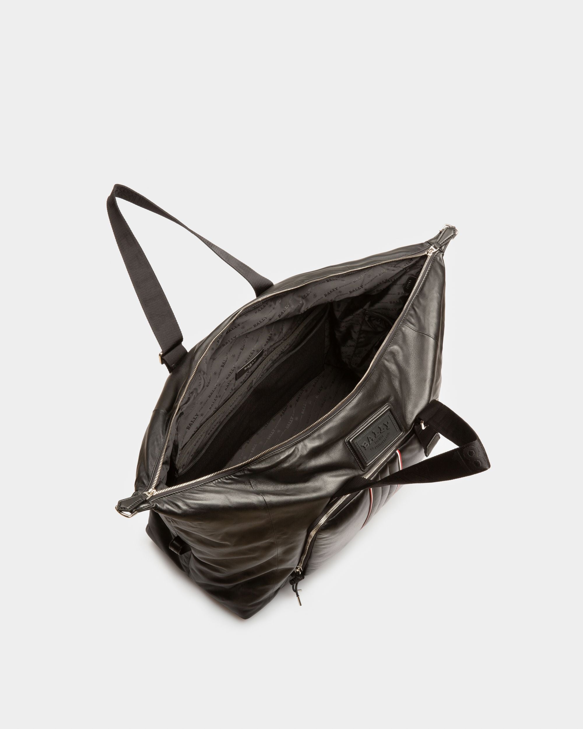 Arohn Weekender-Tasche Aus Schwarzem Leder - Herren - Bally - 04