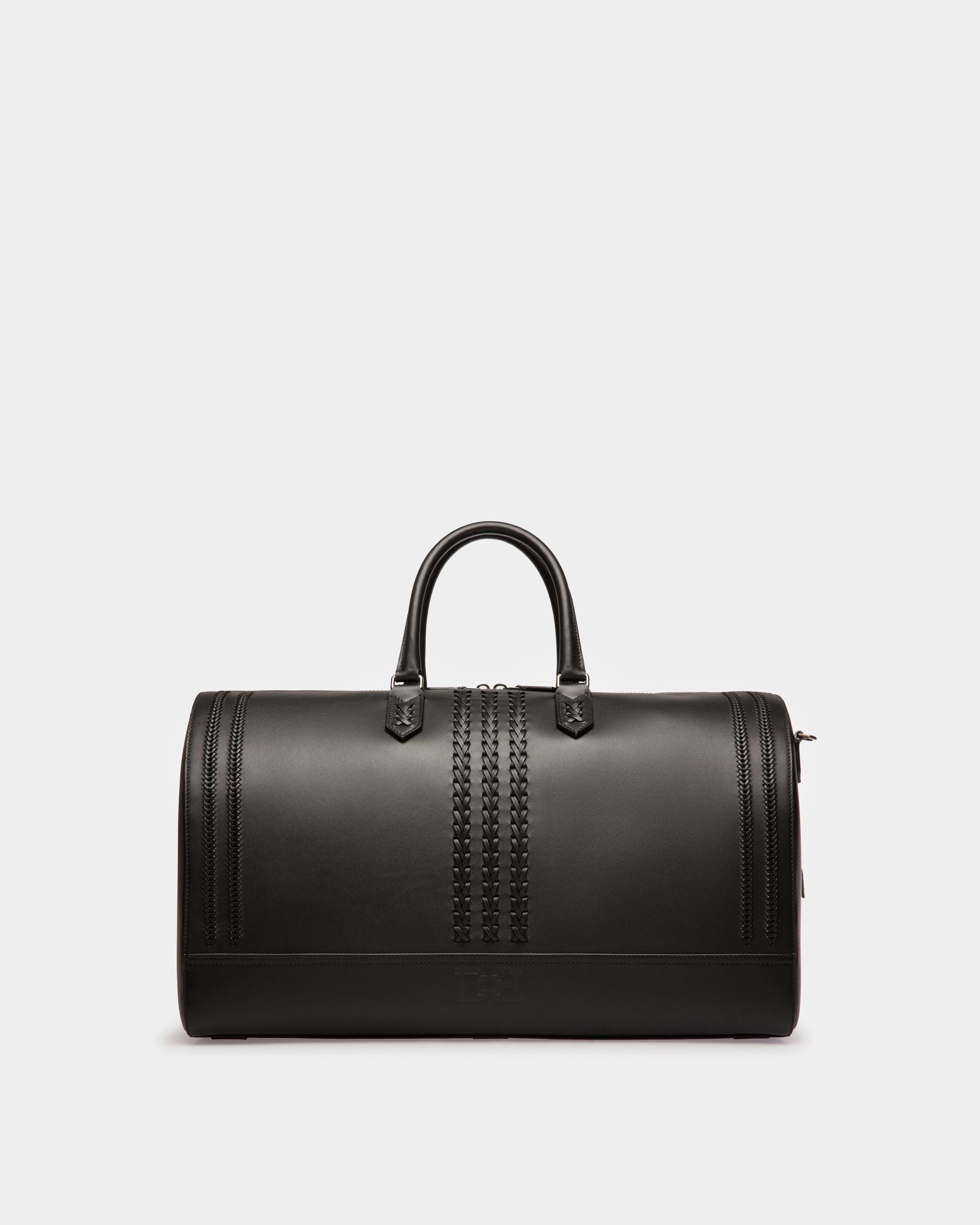 Caien Weekender-Tasche Aus Schwarzem Leder - Herren - Bally - 01