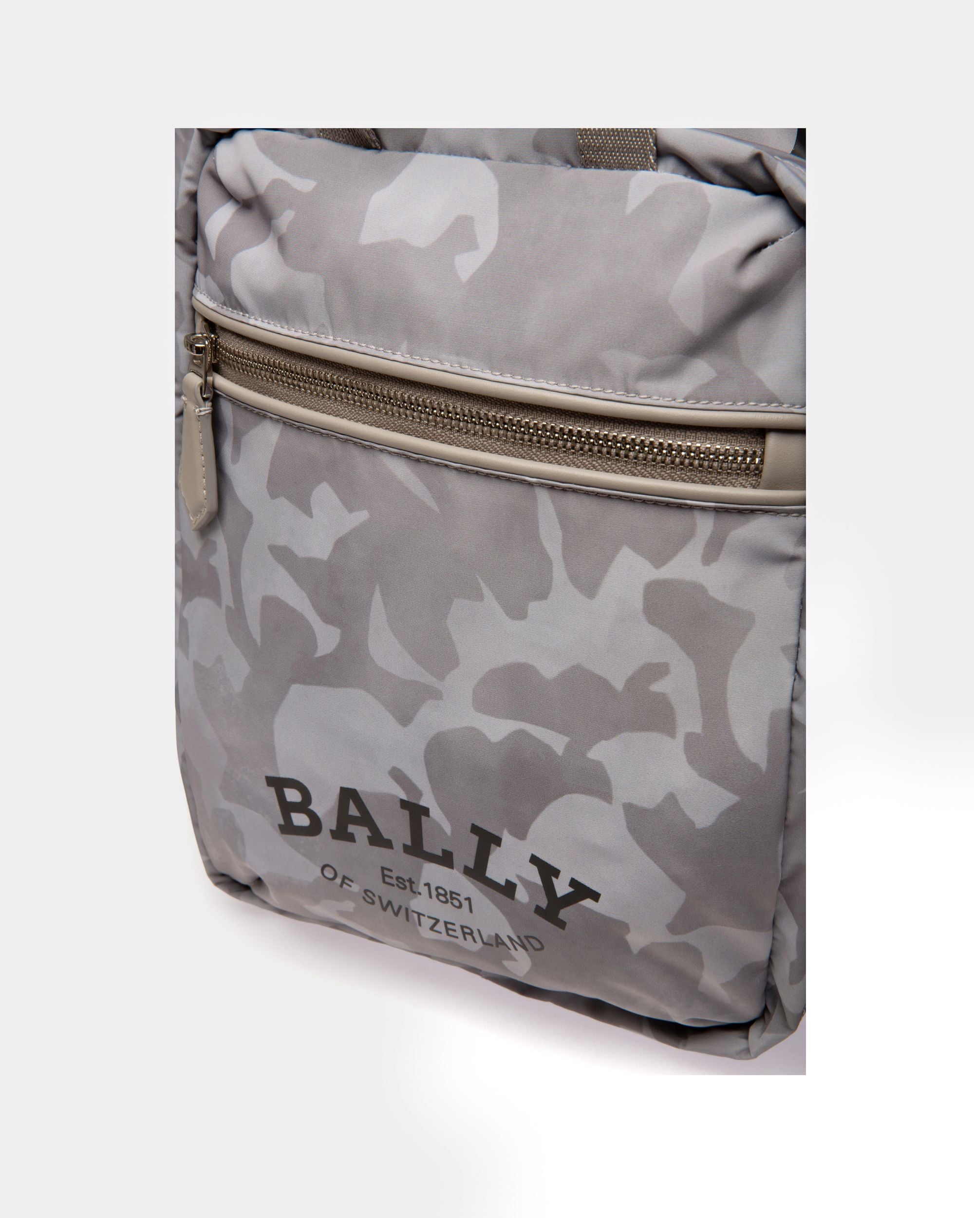 Fesder Reisetasche Aus Steingrauem Nylon - Herren - Bally - 04