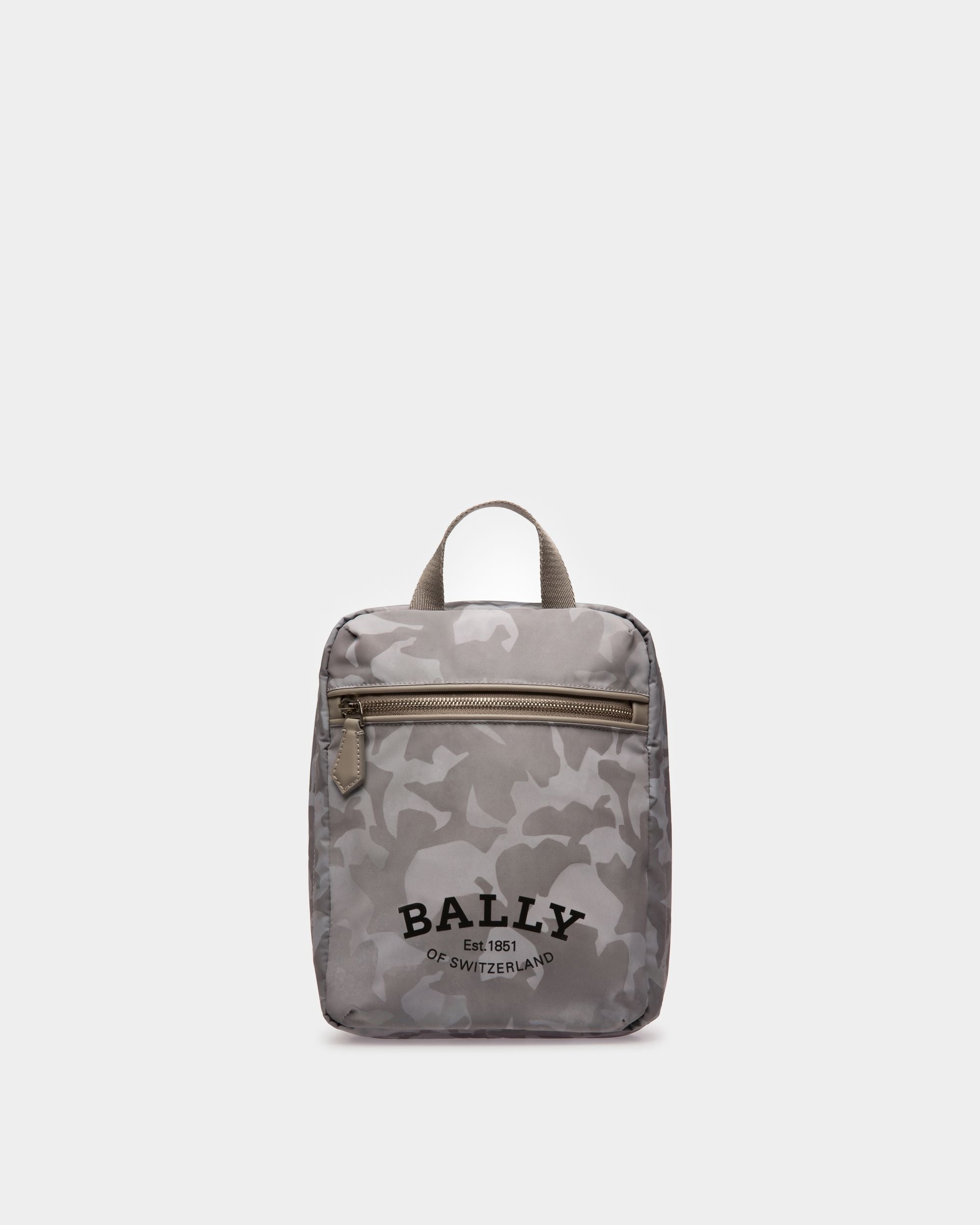 Fesder Reisetasche Aus Steingrauem Nylon - Herren - Bally - 05
