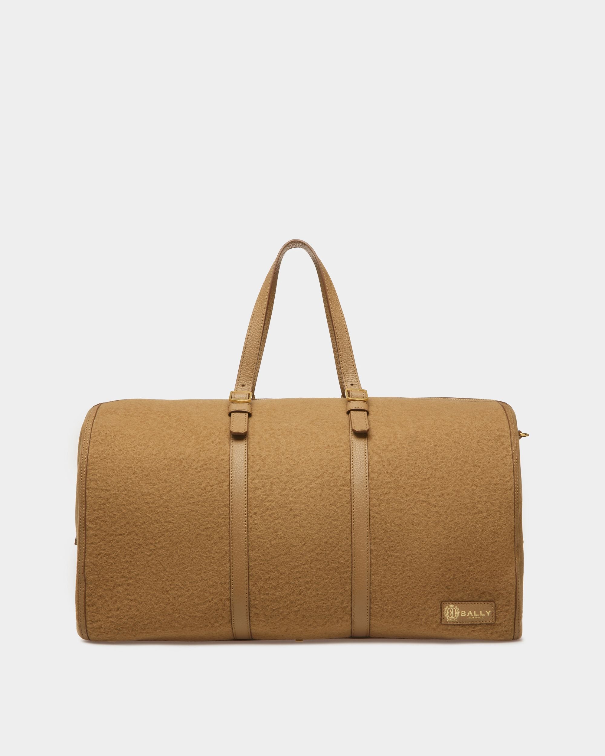Gare Reisetasche Aus Stoff Und Leder In Camel - Herren - Bally - 01
