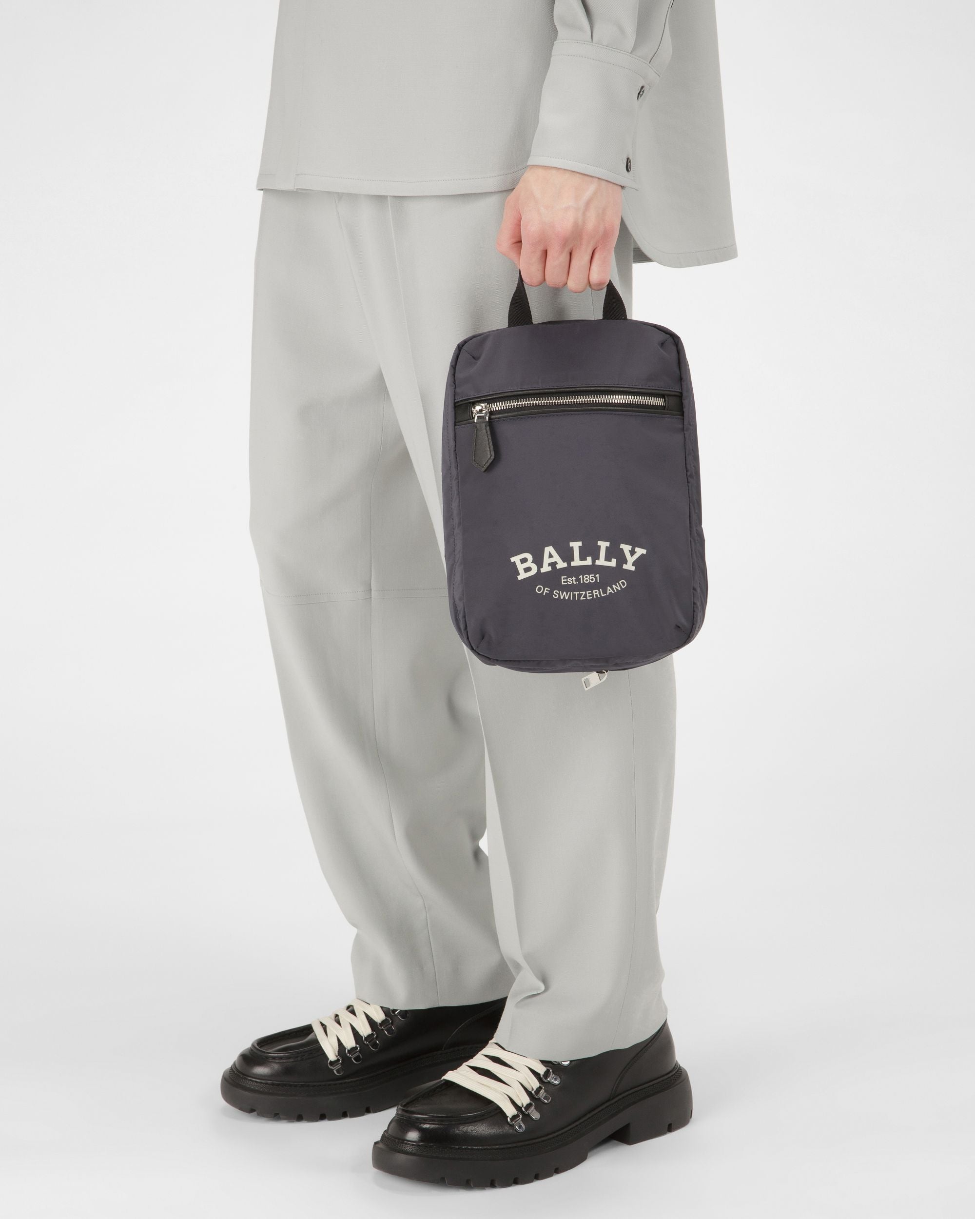 Fesder Reisetasche Aus Schwarzem Nylon - Herren - Bally - 02