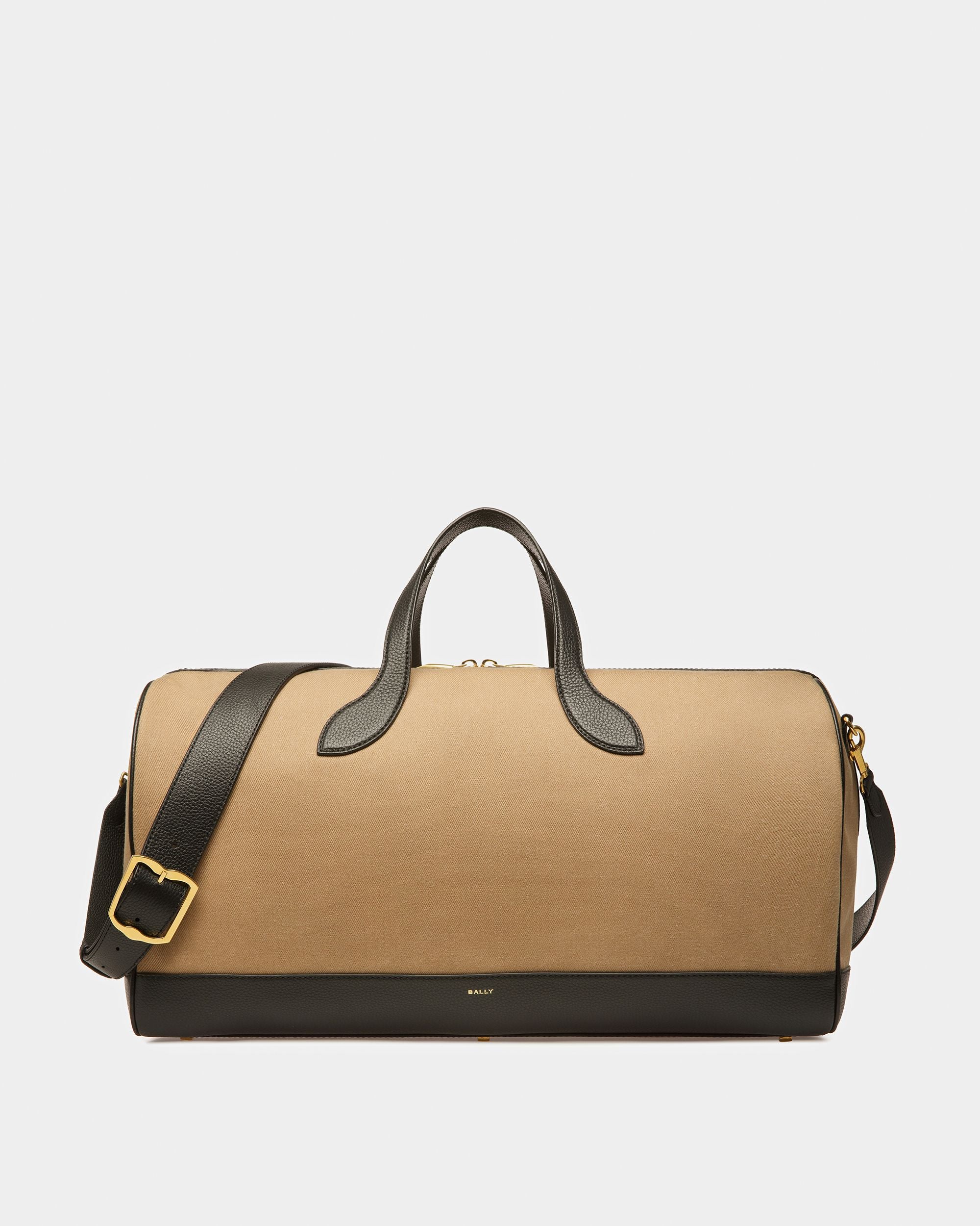 Bar Weekender Aus Stoff und Leder in Sand und Schwarz - Herren - Bally - 01