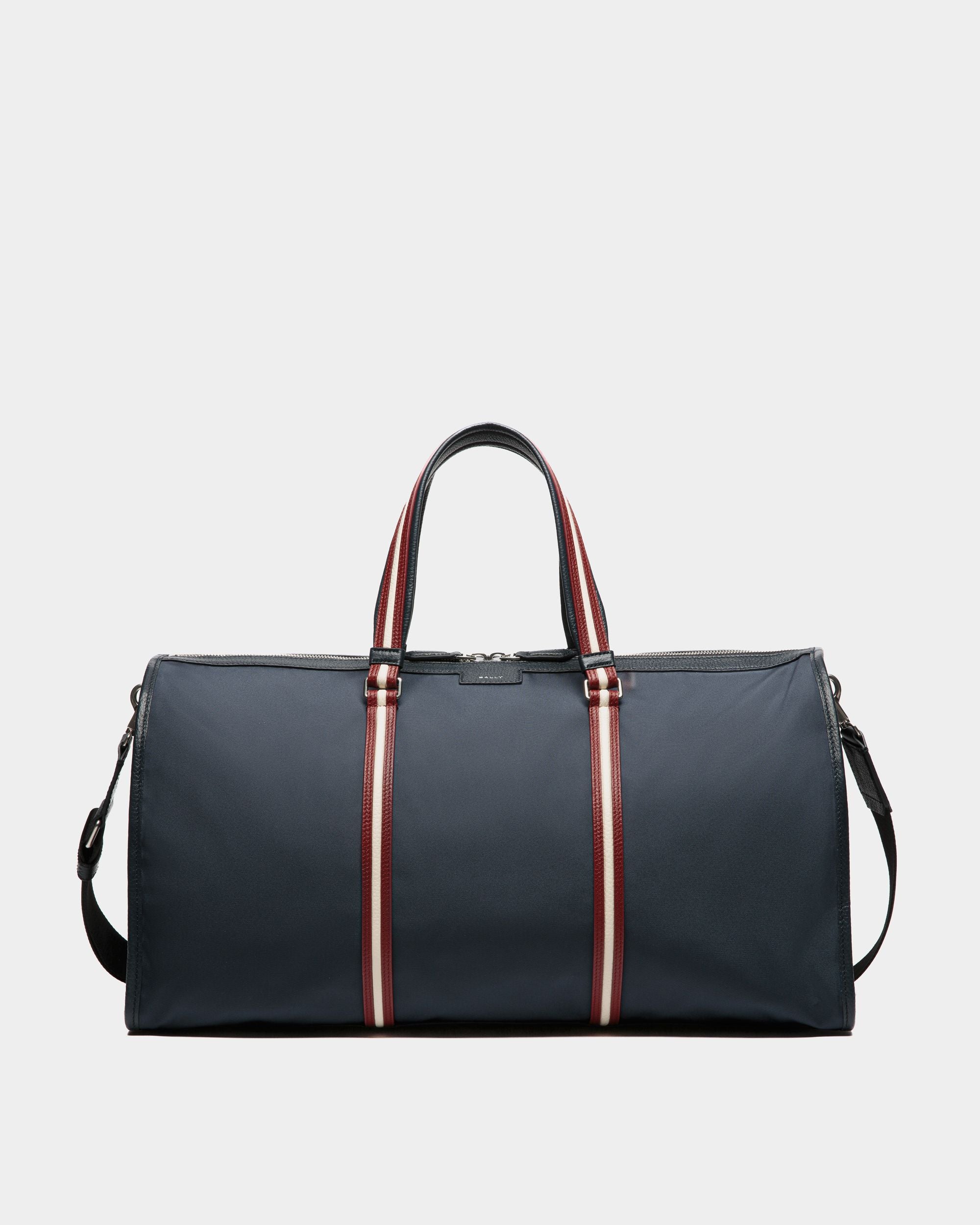 Code Travel Bag In Blue Nylon - Herren - Bally - 01