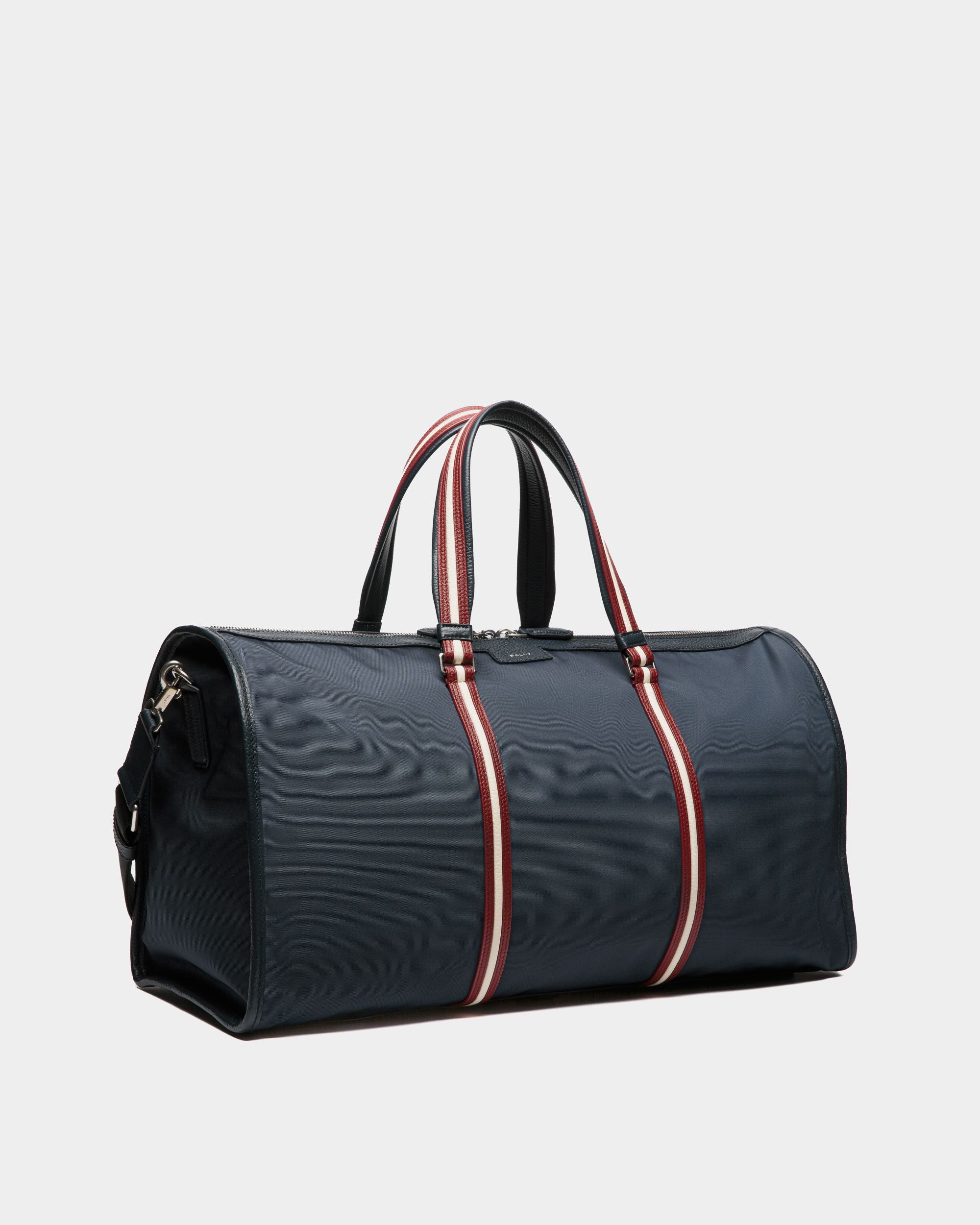 Code Travel Bag In Blue Nylon - Herren - Bally - 03