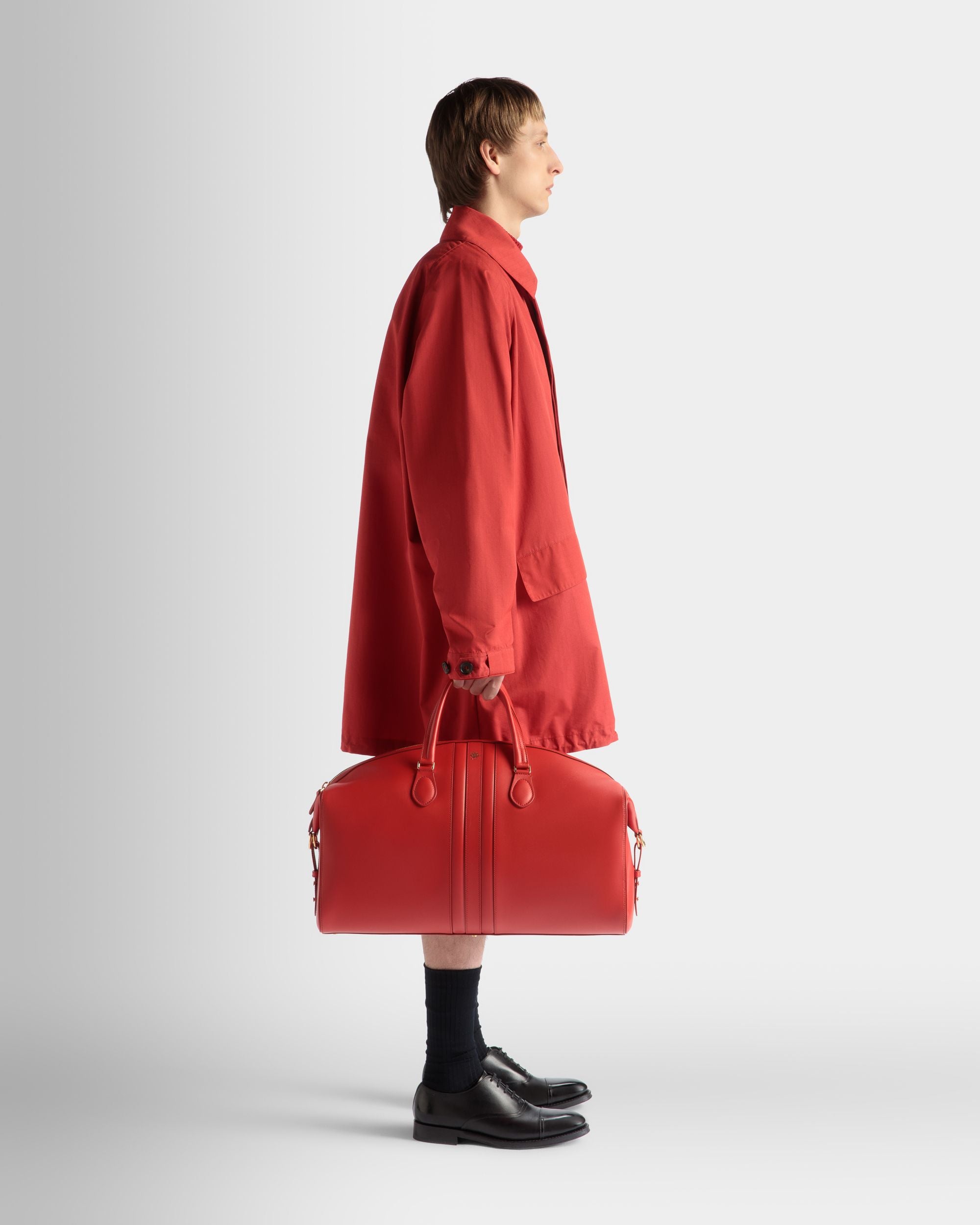 Beckett Weekender Aus Leder In Candy Red - Herren - Bally - 02
