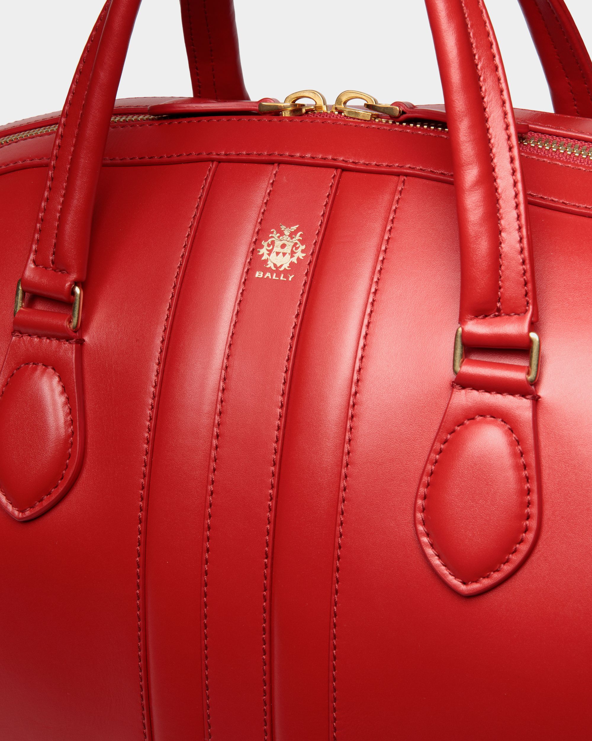 Beckett Weekender Aus Leder In Candy Red - Herren - Bally - 06