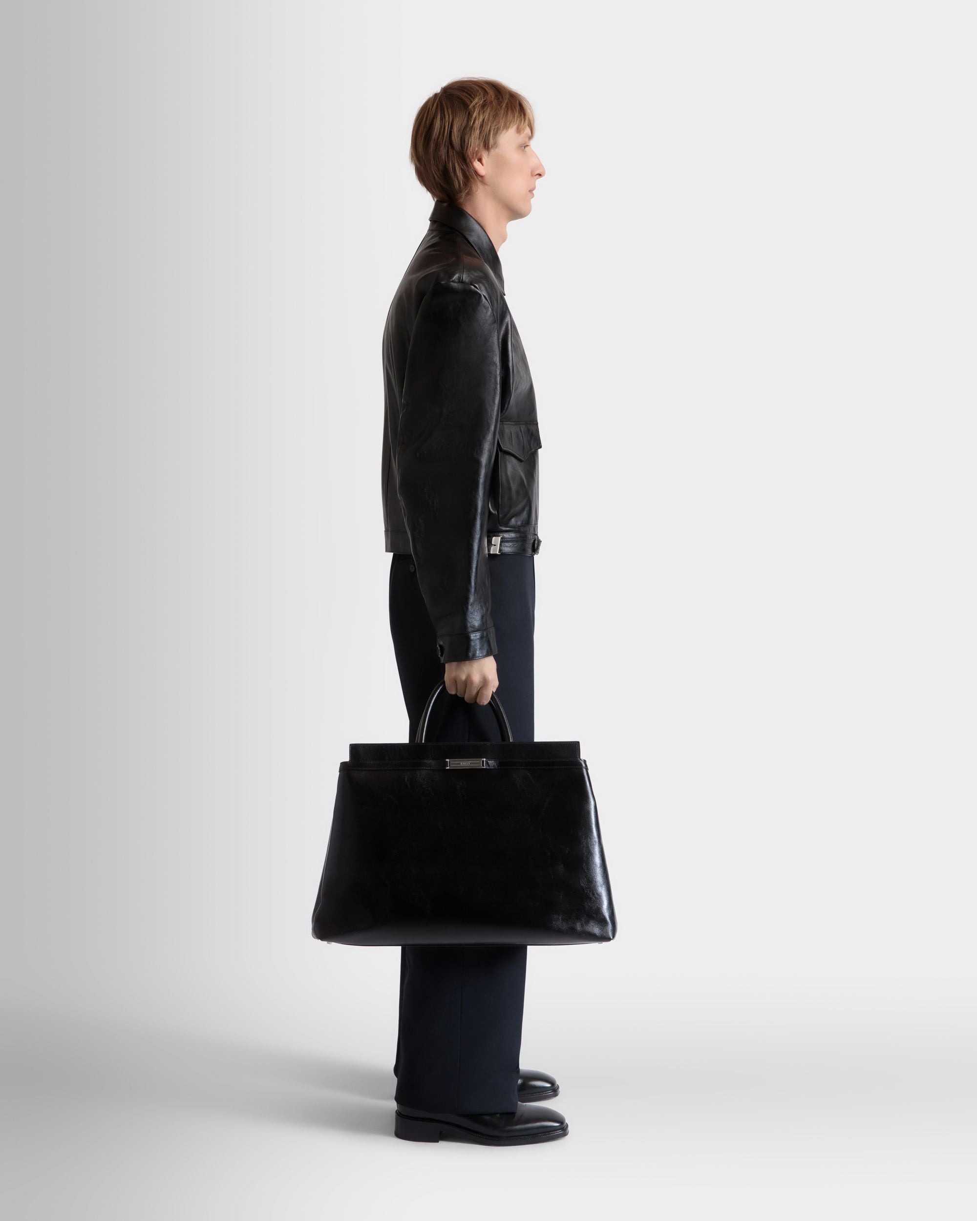 Deco Reisetasche Aus Leder In Schwarz - Herren - Bally - 02