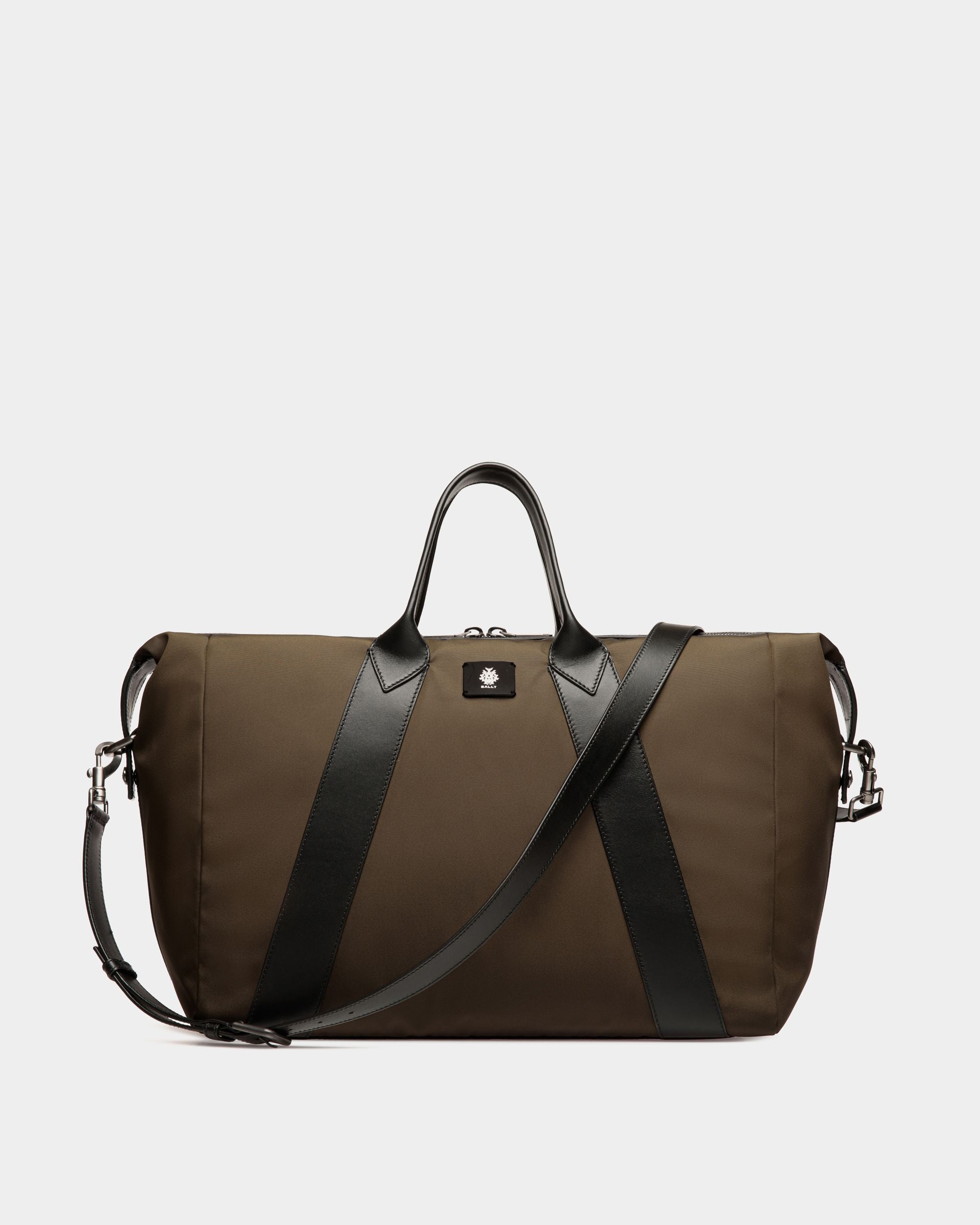 Weekender Aus Nylon In Military Green Und Schwarz Aus Der Adrien Brody Travel-Kollektion - Herren - Bally - 01