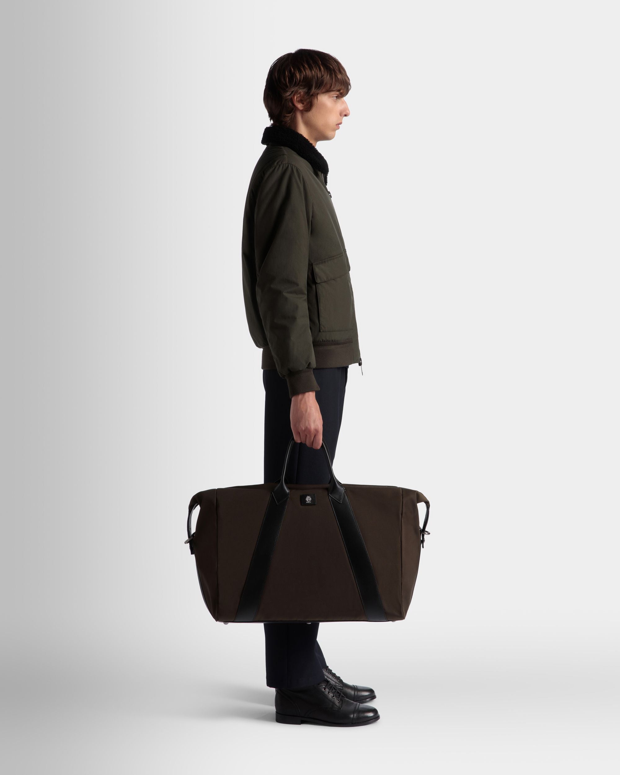 Weekender Aus Nylon In Military Green Und Schwarz Aus Der Adrien Brody Travel-Kollektion - Herren - Bally - 02