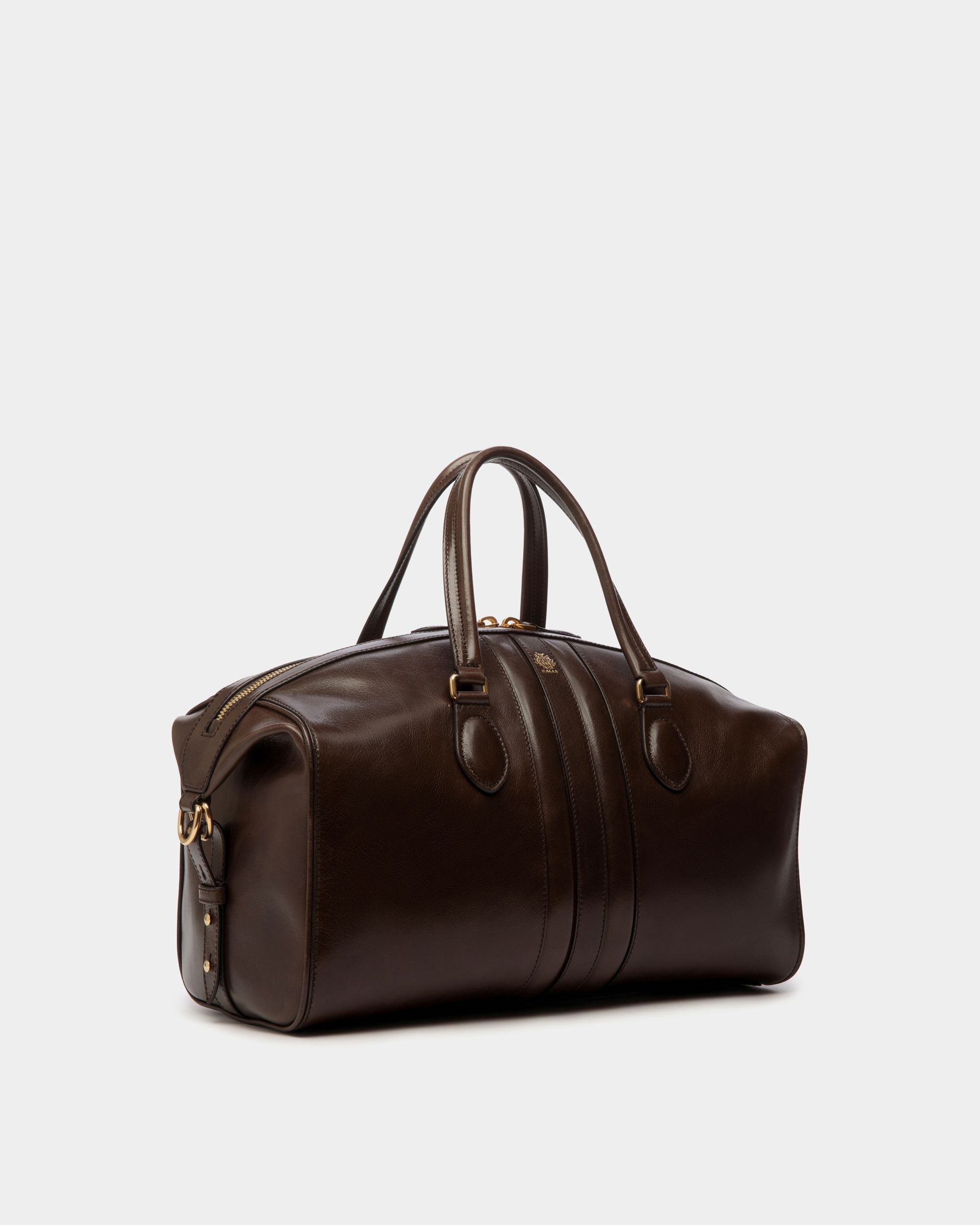 Beckett Reisetasche Aus Ebenholzfarbenem Leder - Herren - Bally - 02