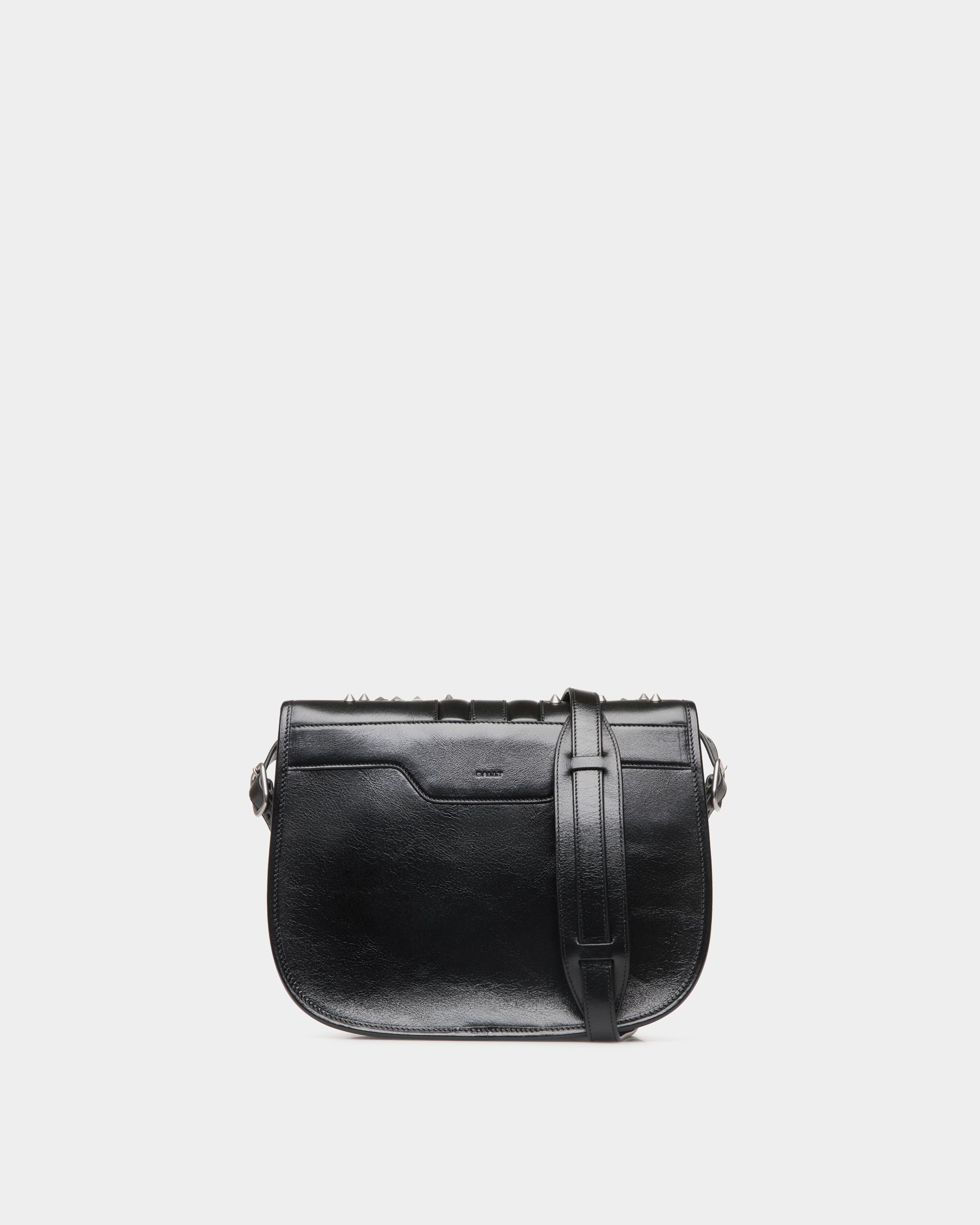 Beckett Umhängetasche Aus Schwarzem Leder Mit Nieten - Herren - Bally - 03