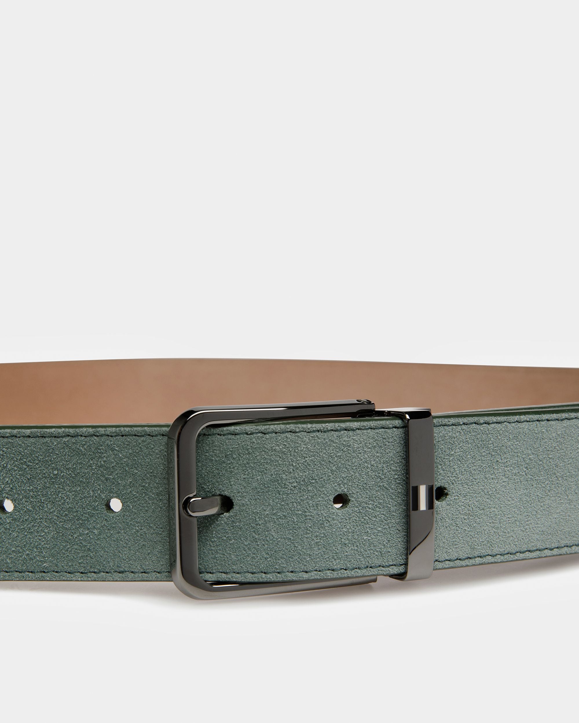 Arkin Ledergürtel 35 Mm In Salbeigrün - Herren - Bally - 03