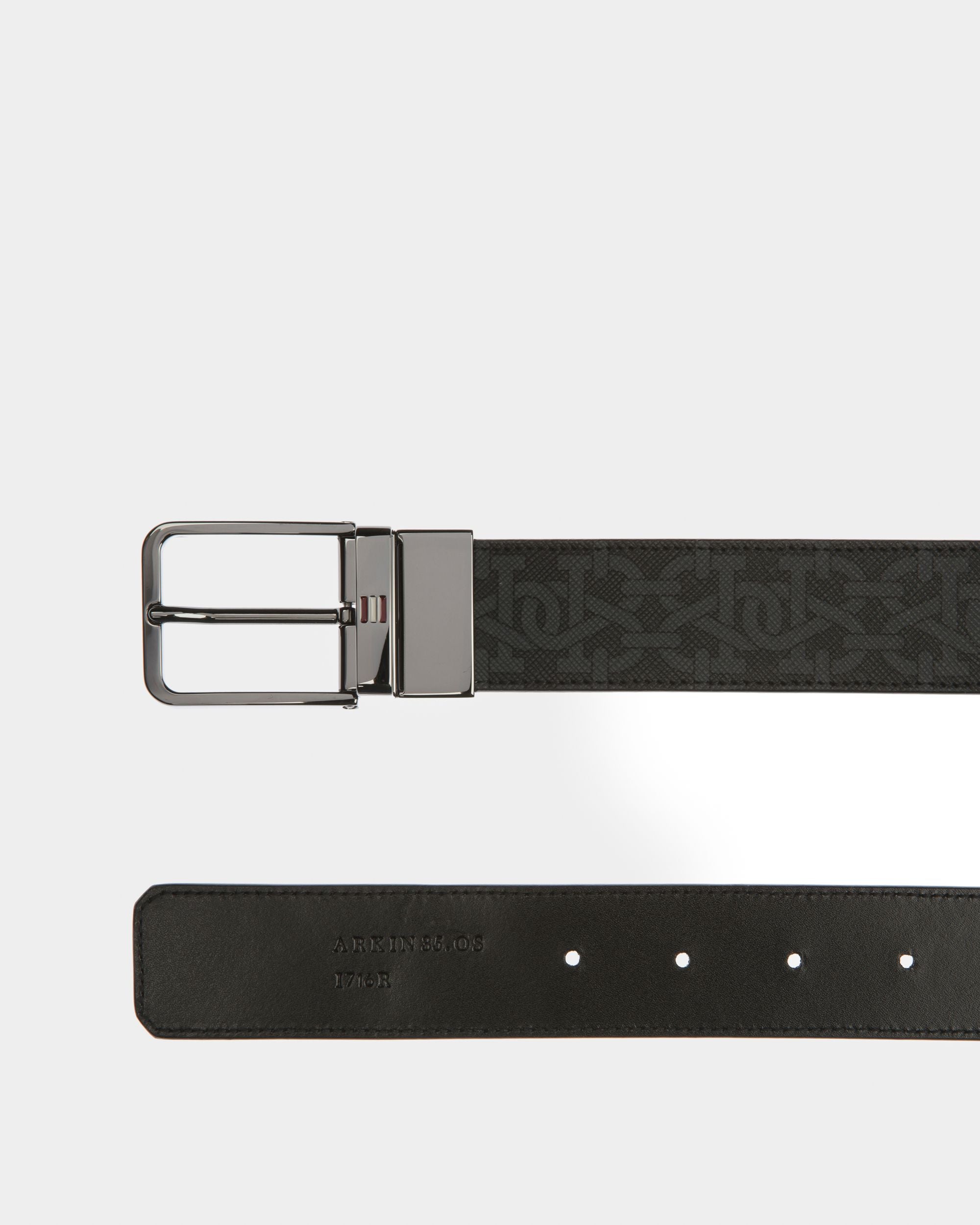 Arkin 35 Mm Breiter Gürtel Aus Grauem Tpu - Herren - Bally - 02