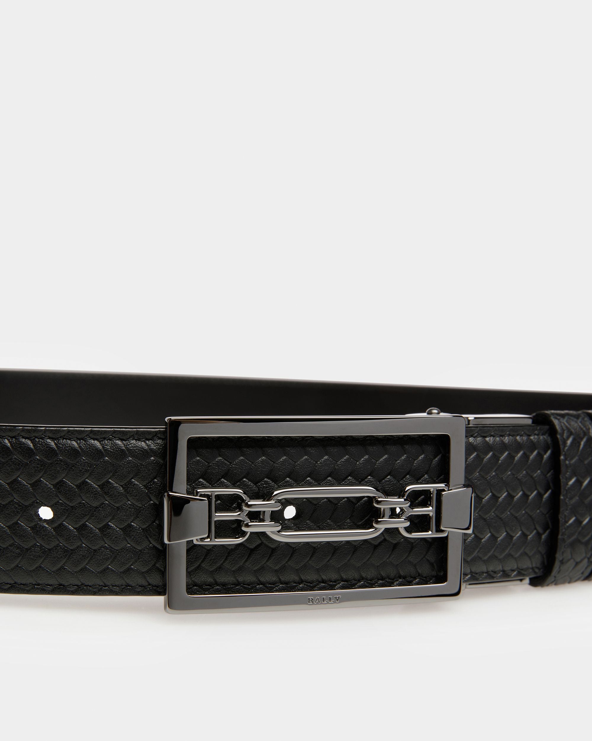 Draper Gürtel Aus Leder In Schwarz - Herren - Bally - 03