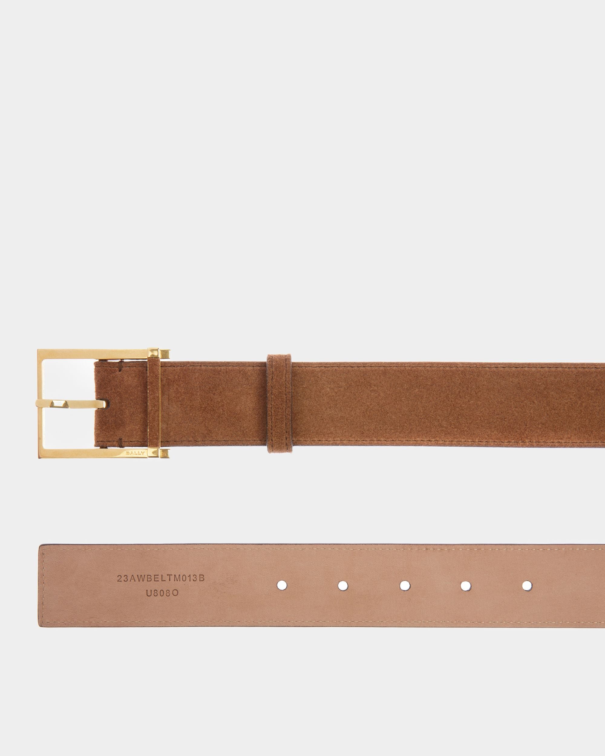 Anzuggürtel Aus Braunem Leder - Herren - Bally - 02