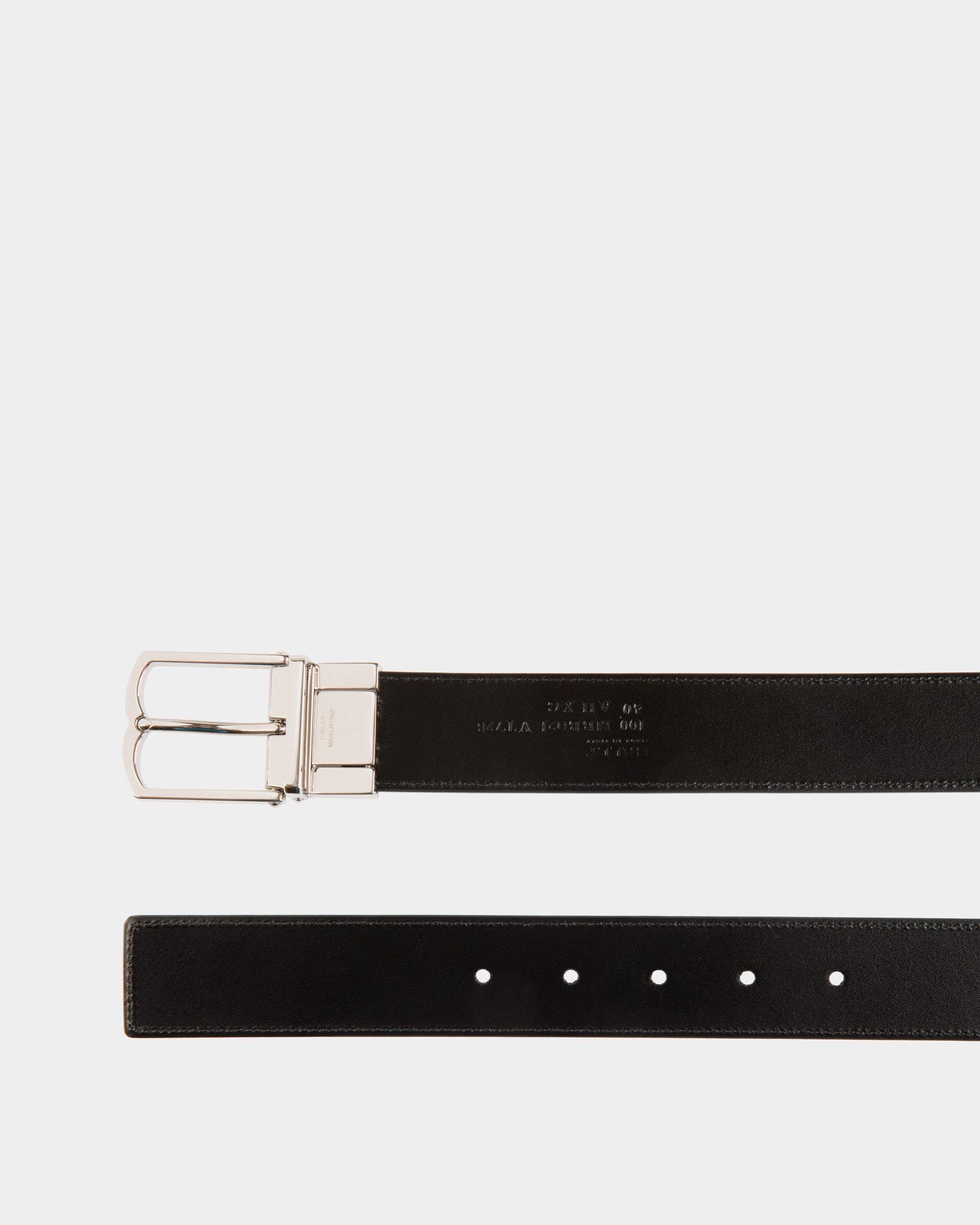 Country 35 mm Verstellbarer Wendegürtel Aus Leder In Braun - Herren - Bally - 02