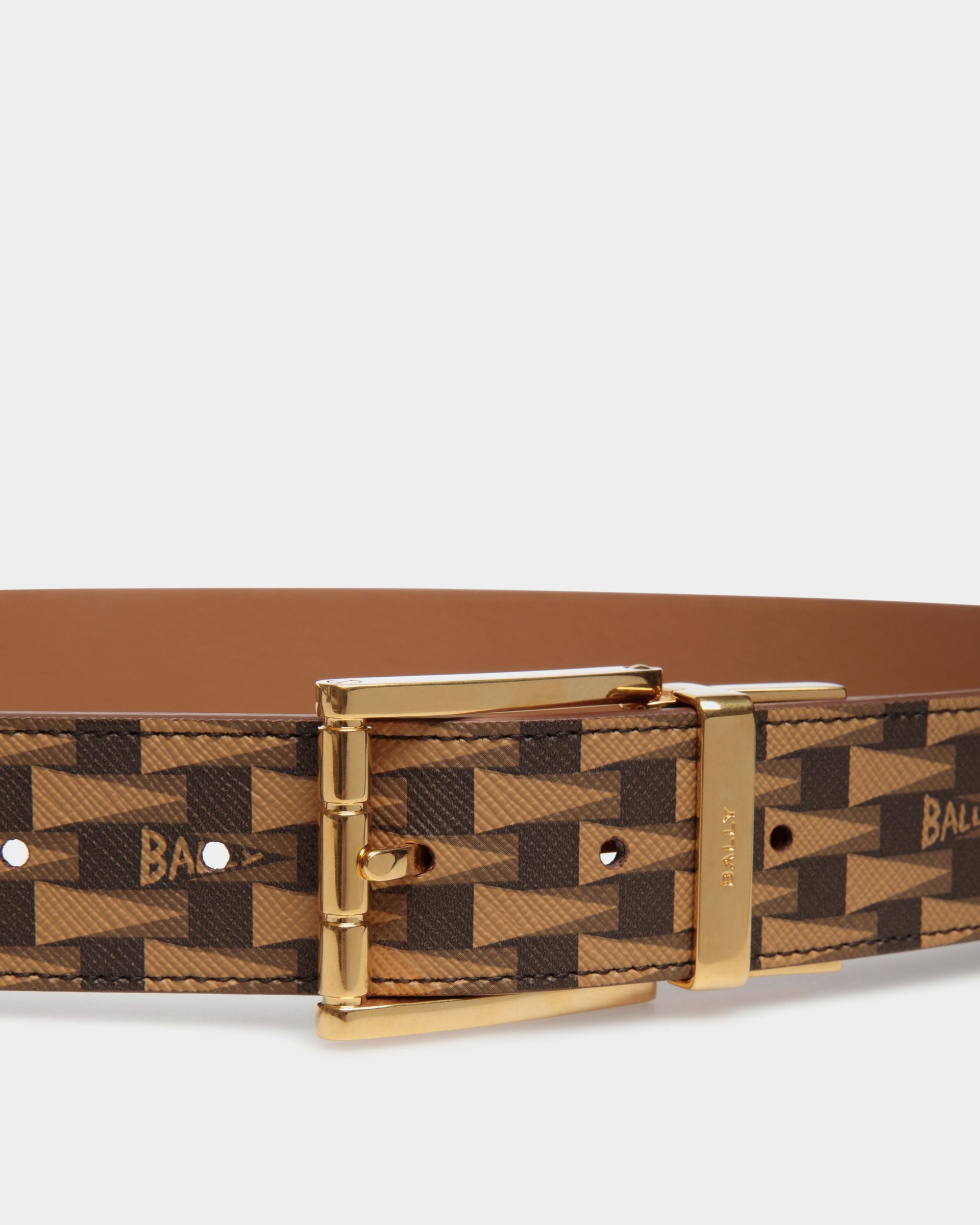 Dress Adjustable-Reversible Belt In Brown Synthetic - Herren - Bally - 03