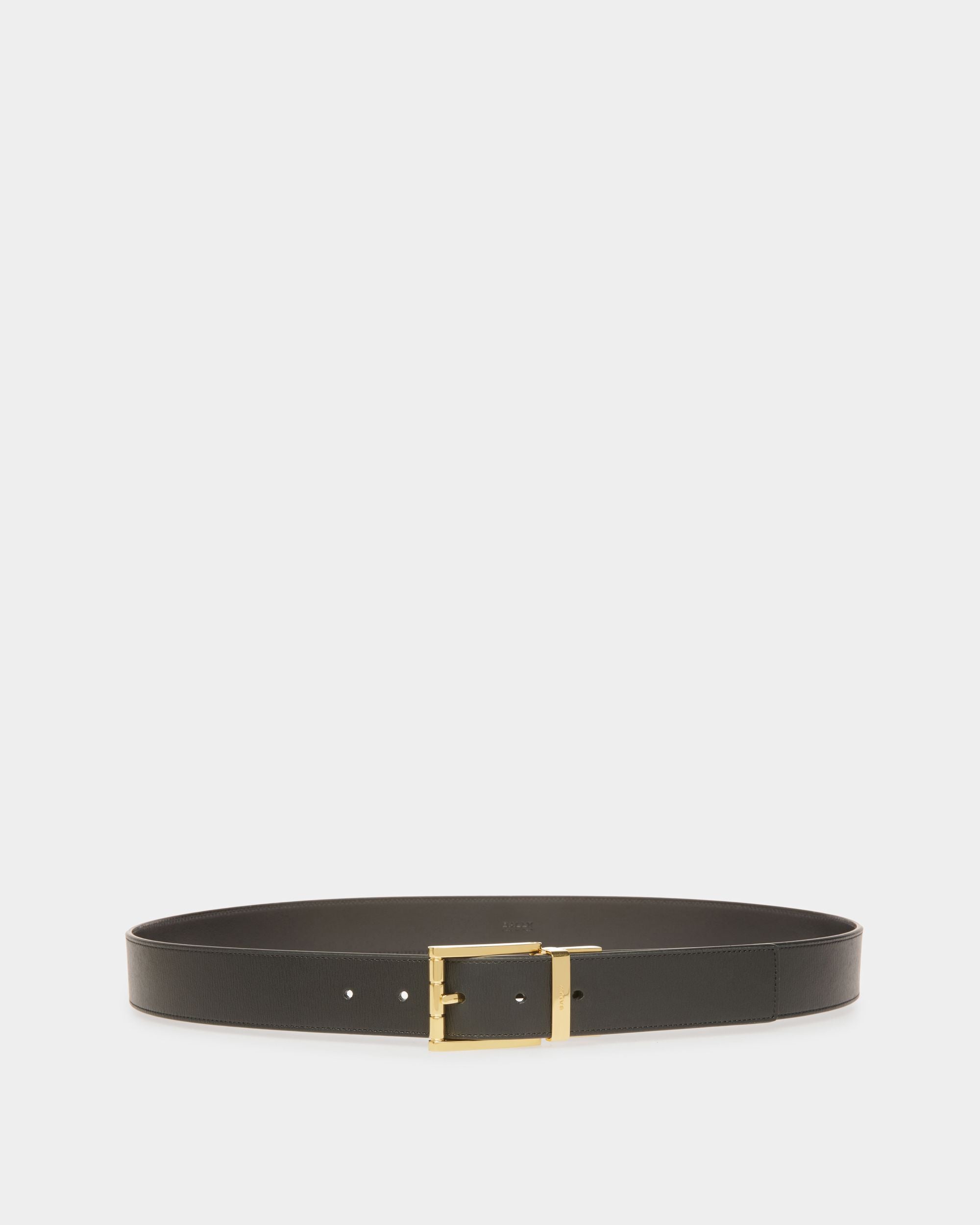 Anzuggürtel Aus Leder In Schwarz - Herren - Bally - 01