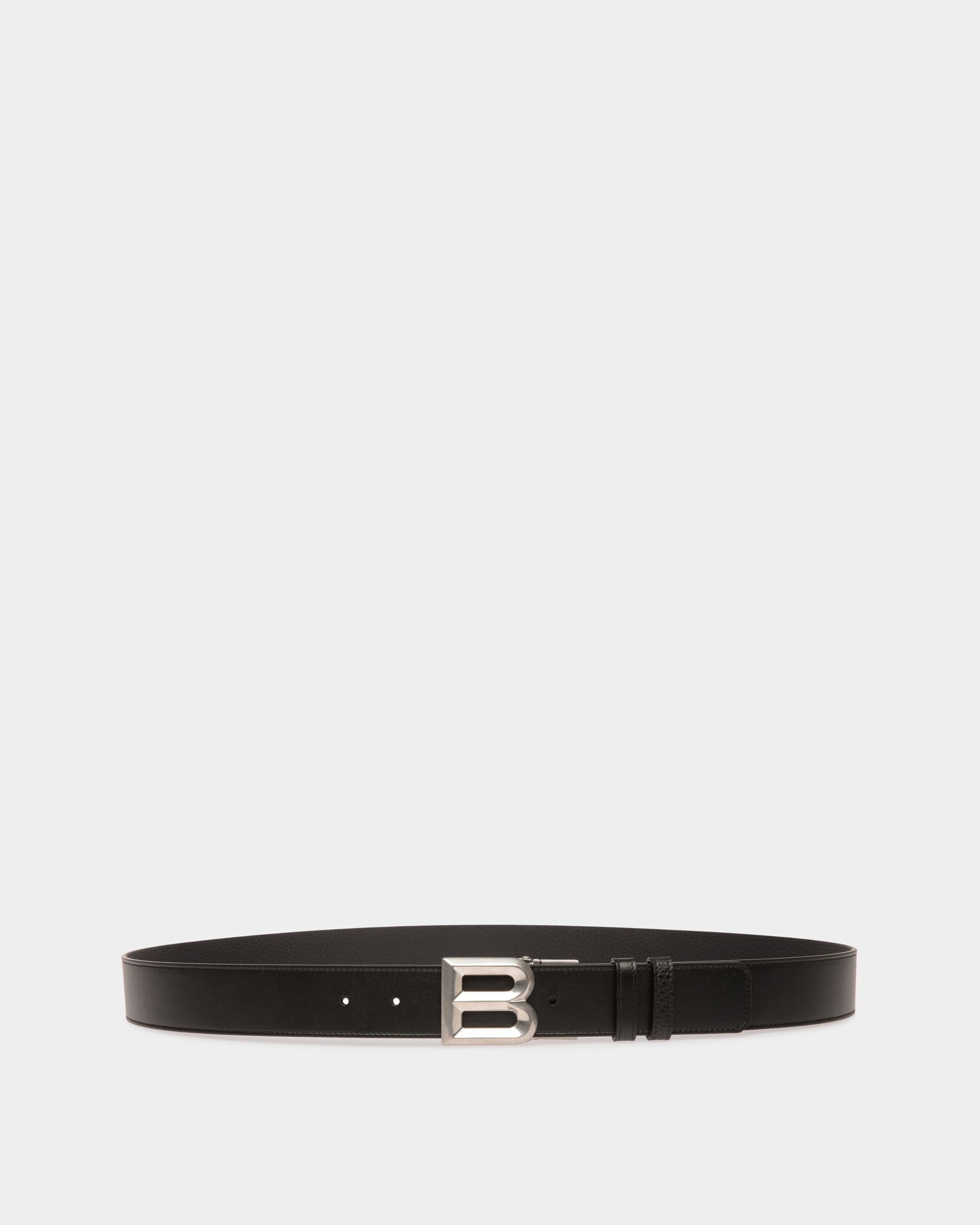 Verstellbarer B Bold 35 mm Wendegürtel Aus Schwarzem Leder - Herren - Bally - 01