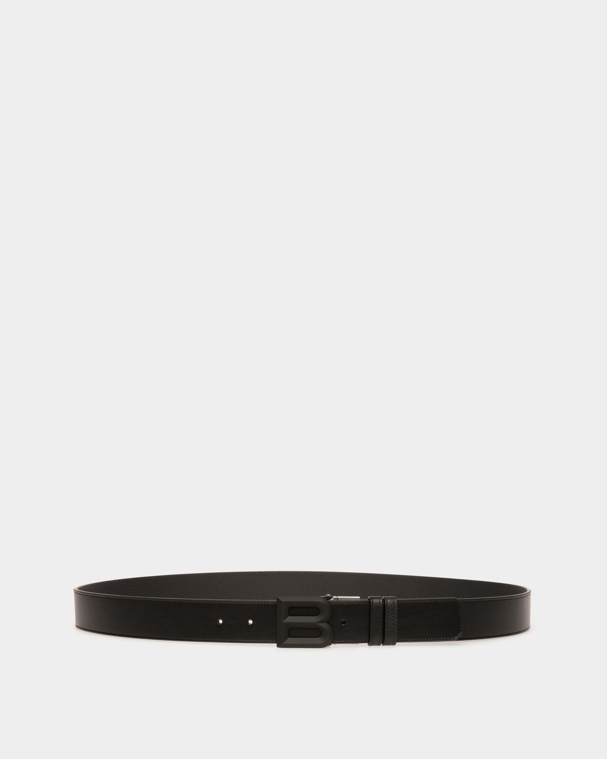 B Bold 35mm Reversible And Adjustable Belt In Black Leather - Herren - Bally - 01