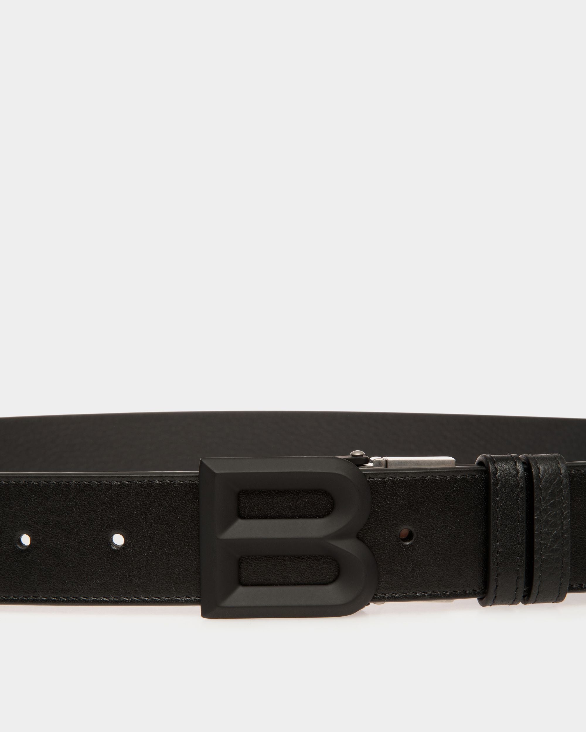 B Bold 35mm Reversible And Adjustable Belt In Black Leather - Herren - Bally - 03