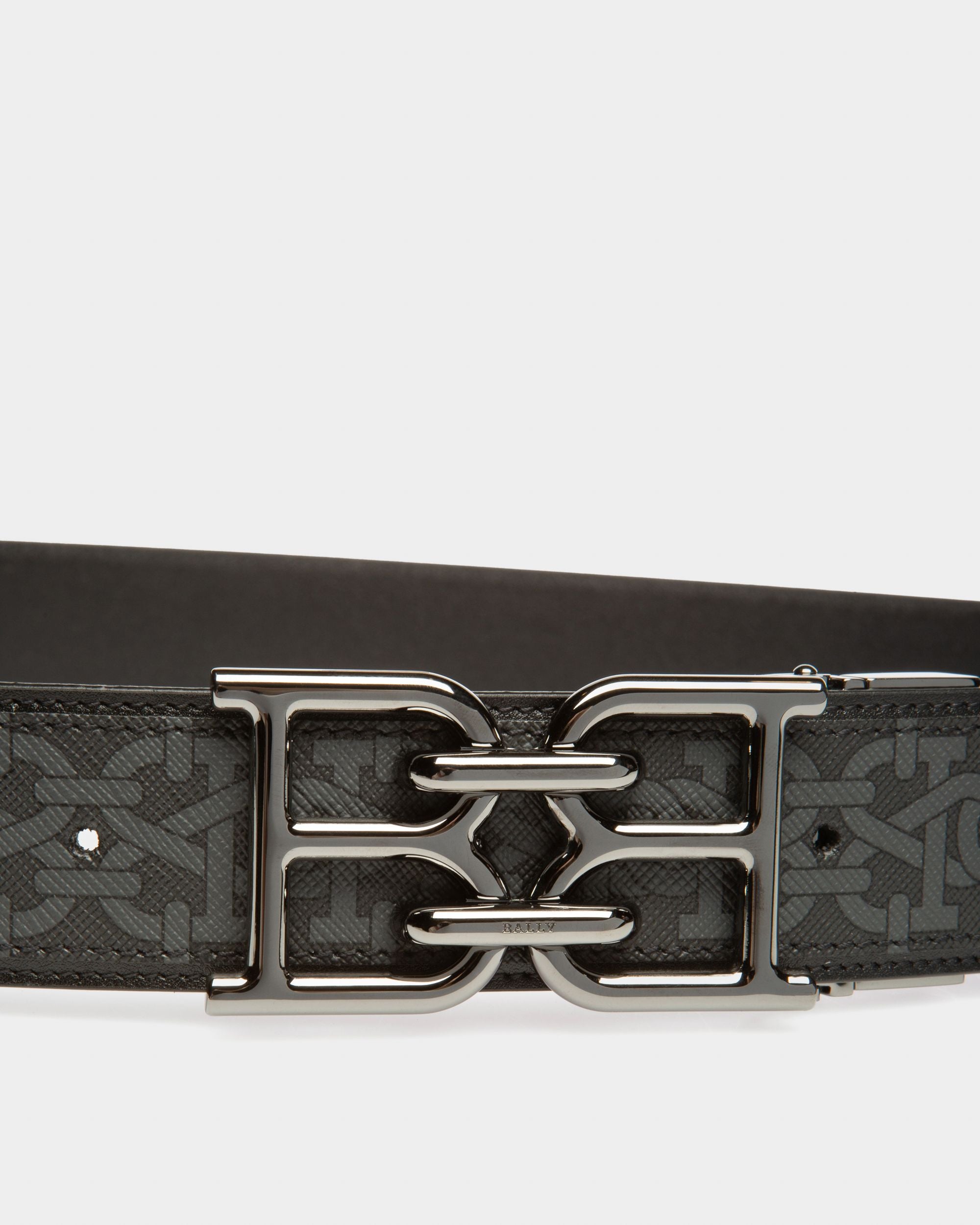 B-Chain 40 Mm Breiter Gürtel Aus Grauem Tpu - Herren - Bally - 03