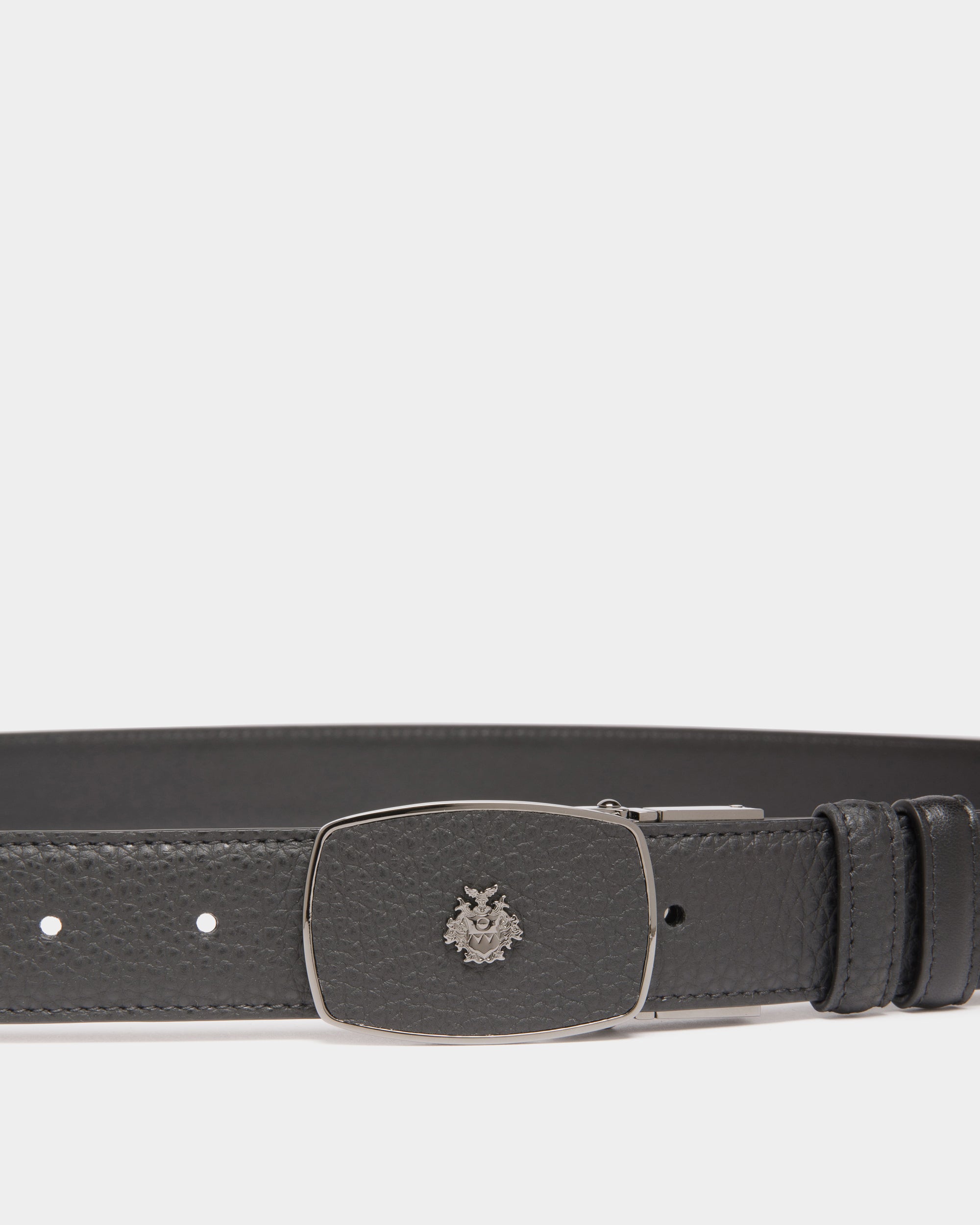 Govin 30 mm Verstellbarer Wendegürtel Aus Leder In Schwarz - Herren - Bally - 04