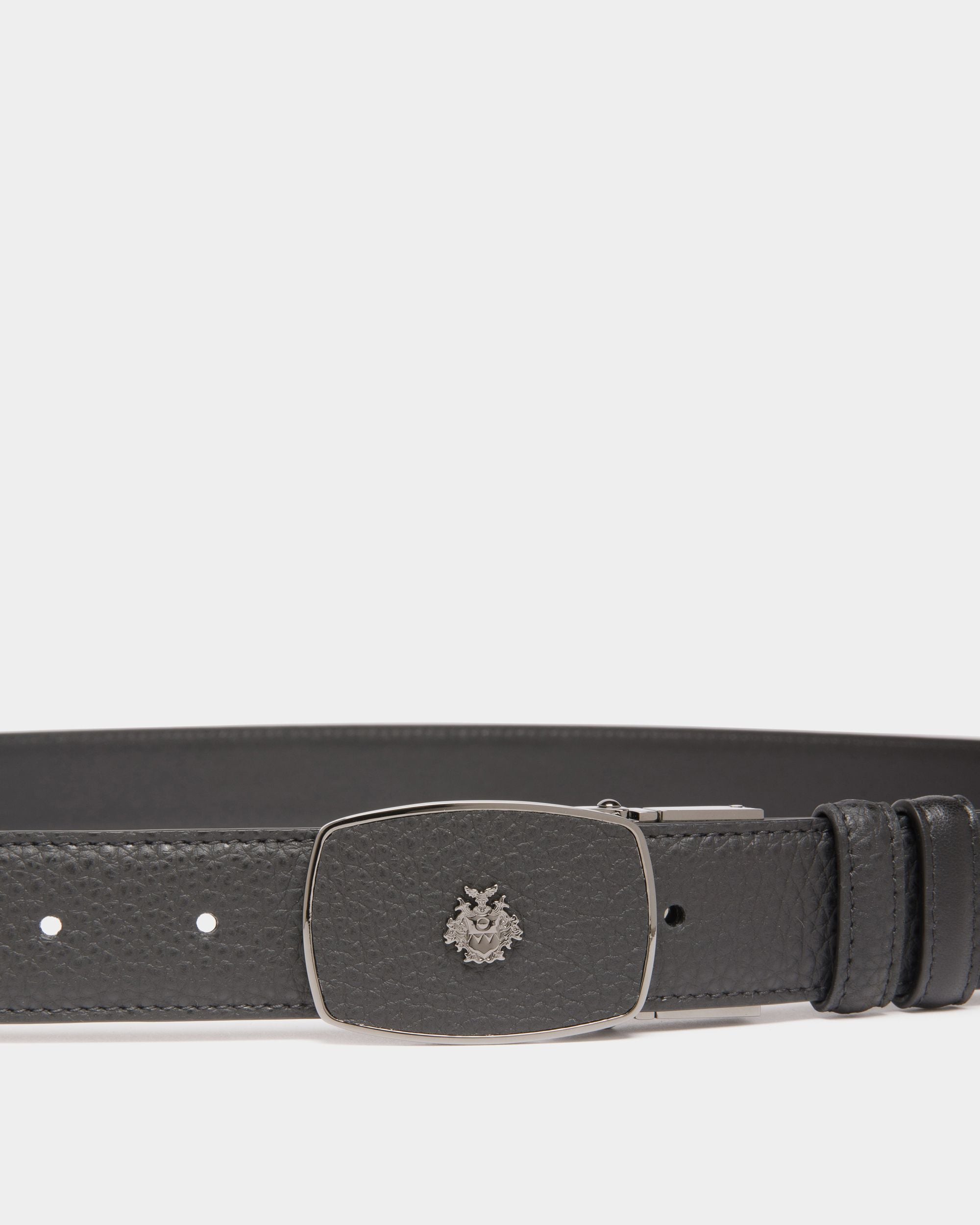 Govin 30 mm Verstellbarer Wendegürtel Aus Leder In Schwarz - Herren - Bally - 02