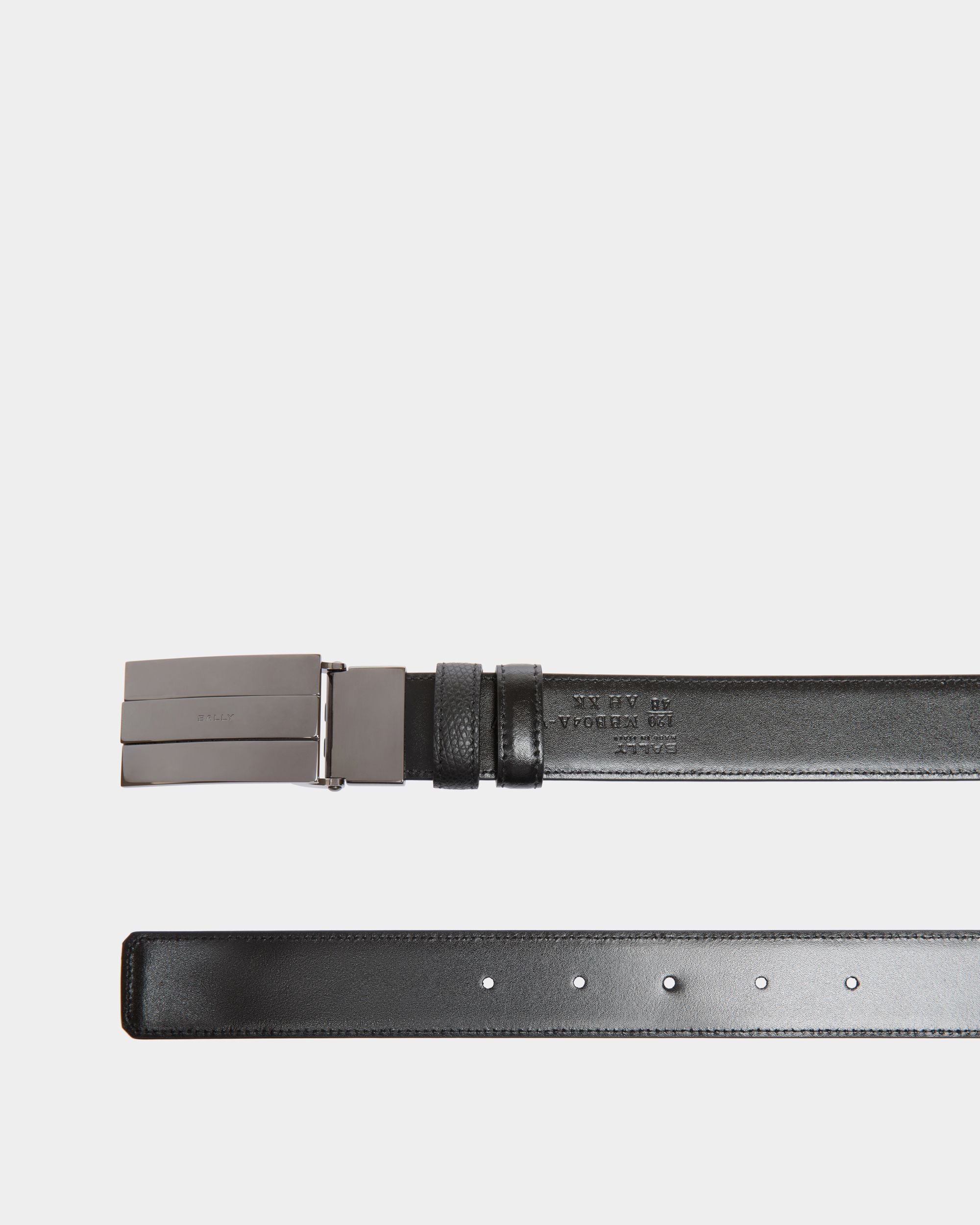 Dress Adjustable-Reversible Belt In Multicolor  Leather - Herren - Bally - 03