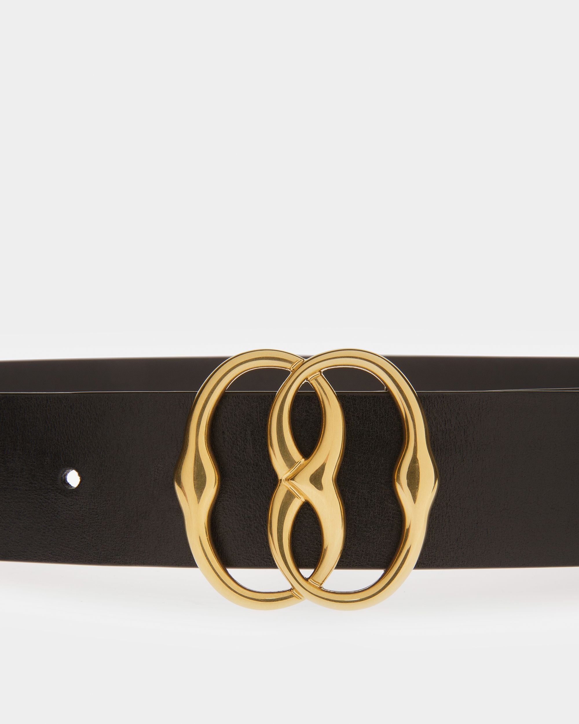 Emblem 35 Mm Breiter Ledergürtel - Herren - Bally - 03