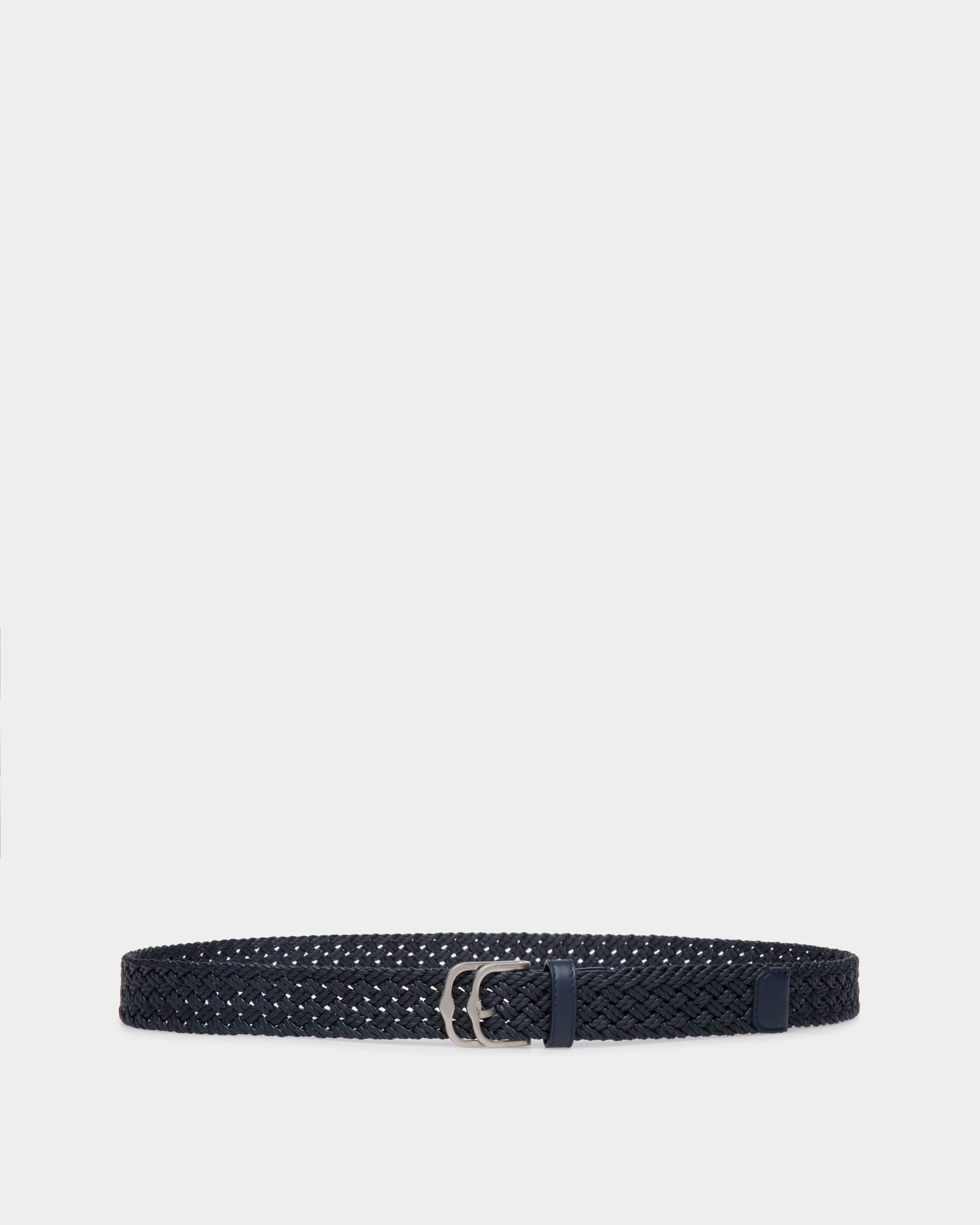 Embert 30 mm Gürtel Aus Stoff Und Leder In Blau - Herren - Bally - 01