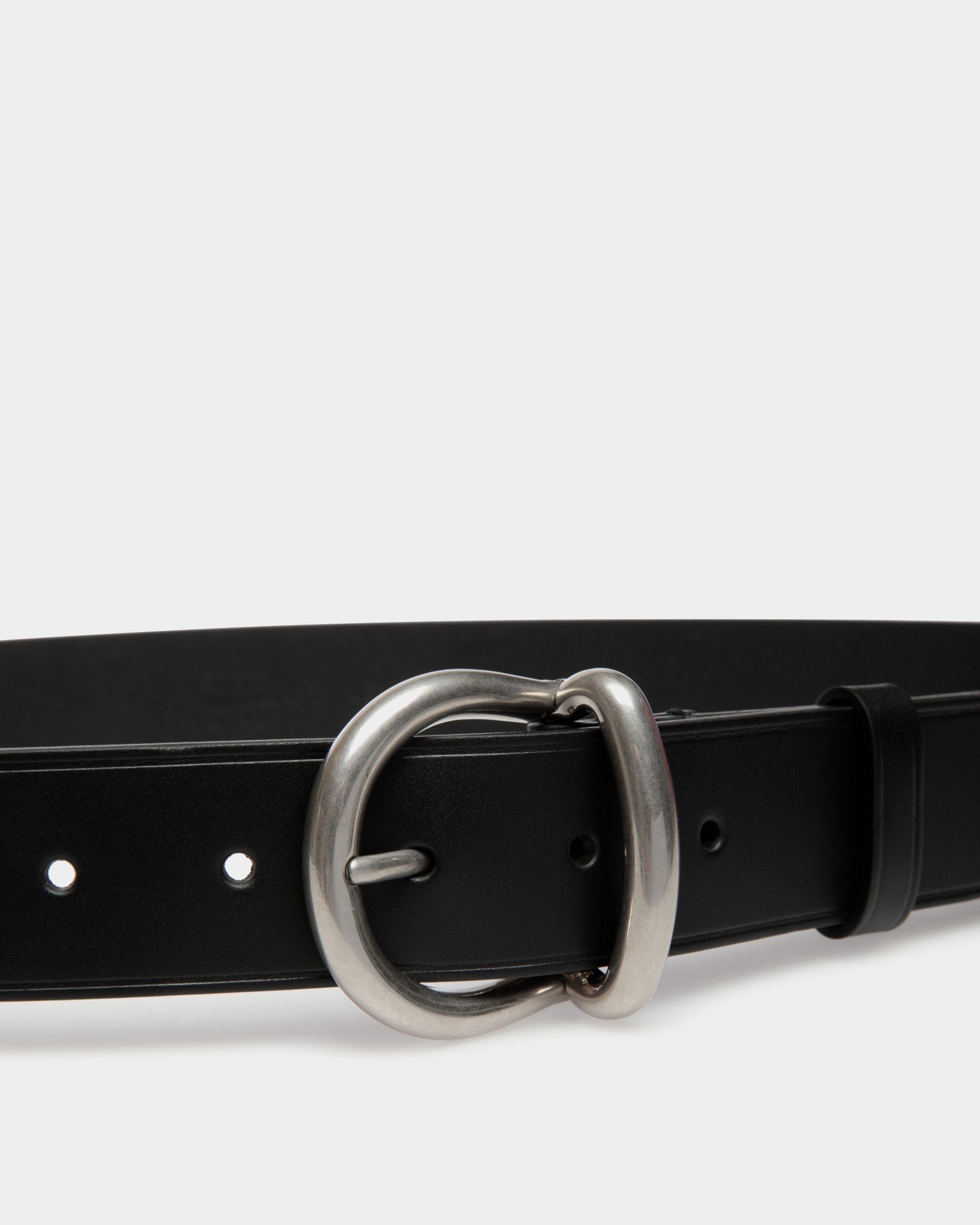 Belt In Black Leather - Herren - Bally - 03