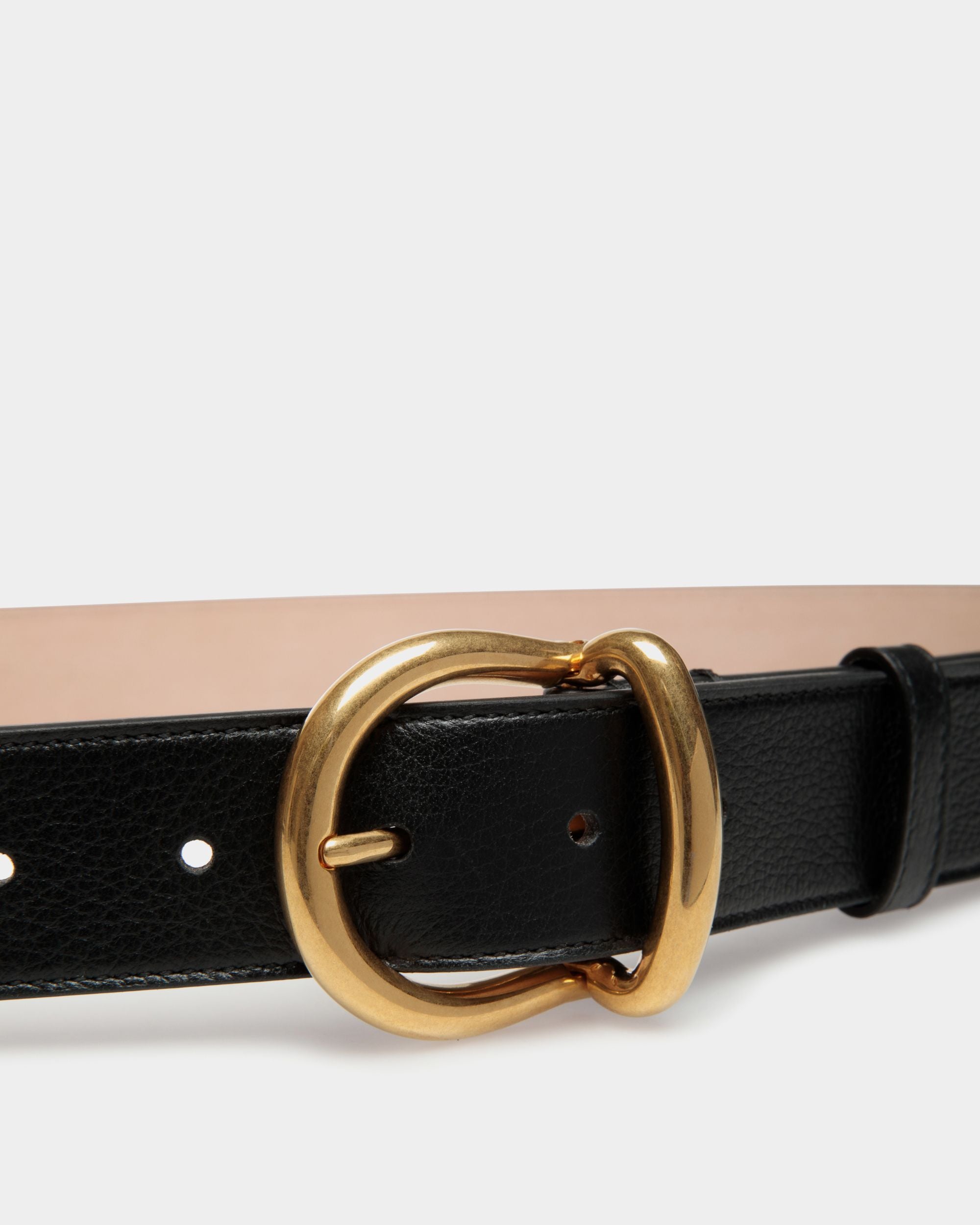 Belt In Black Leather - Herren - Bally - 03