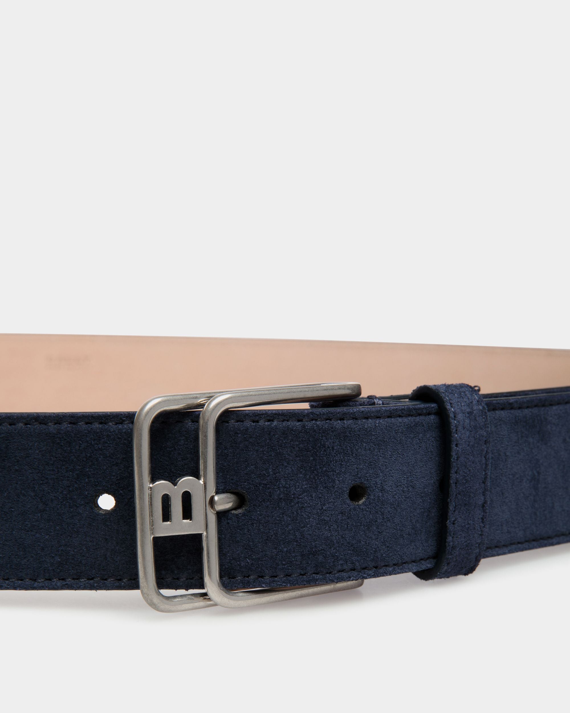 Belt In Blue Leather - Herren - Bally - 03