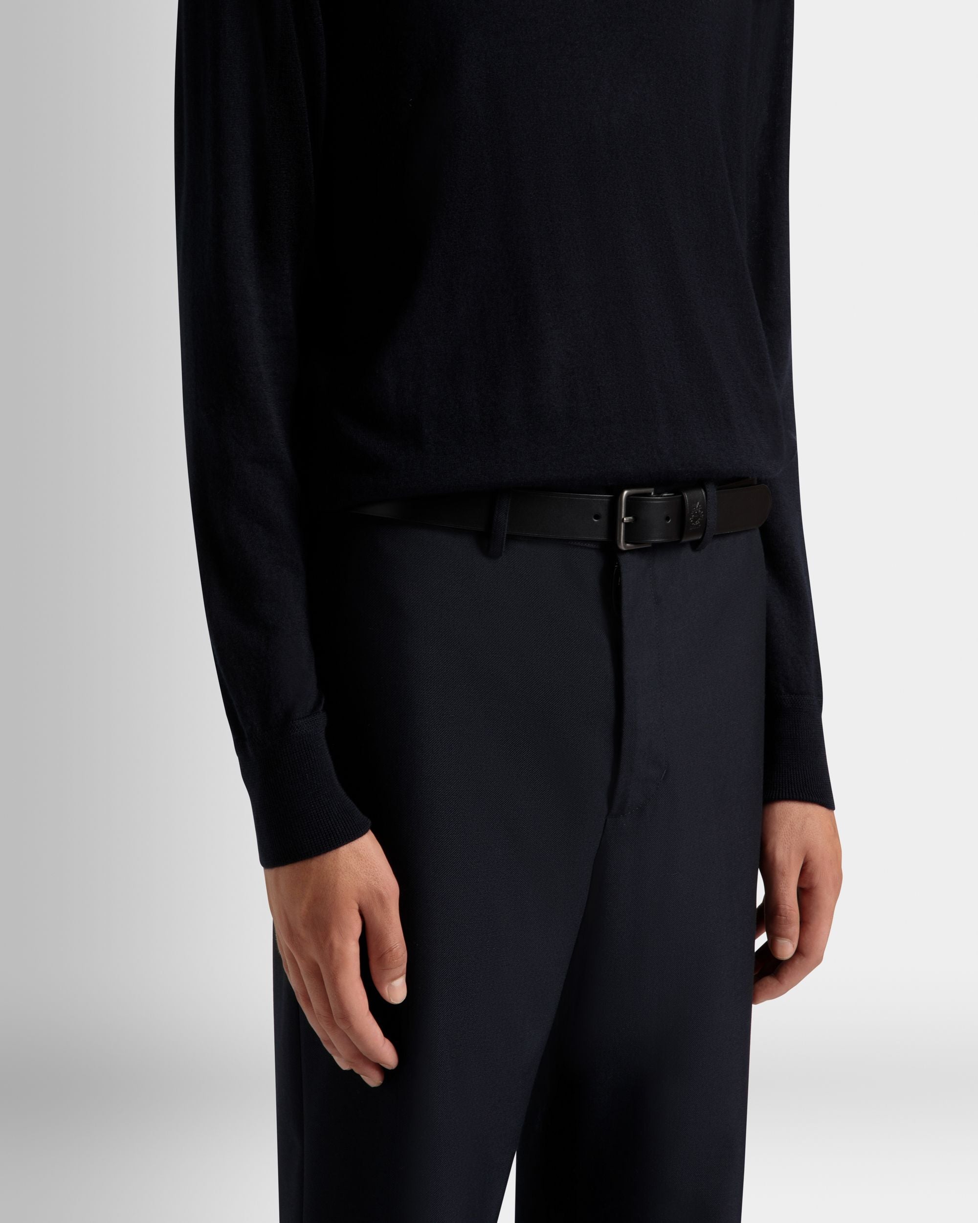 Gürtel Aus Leder In Schwarz Aus Der Adrien Brody Travel-Kollektion - Herren - Bally - 04
