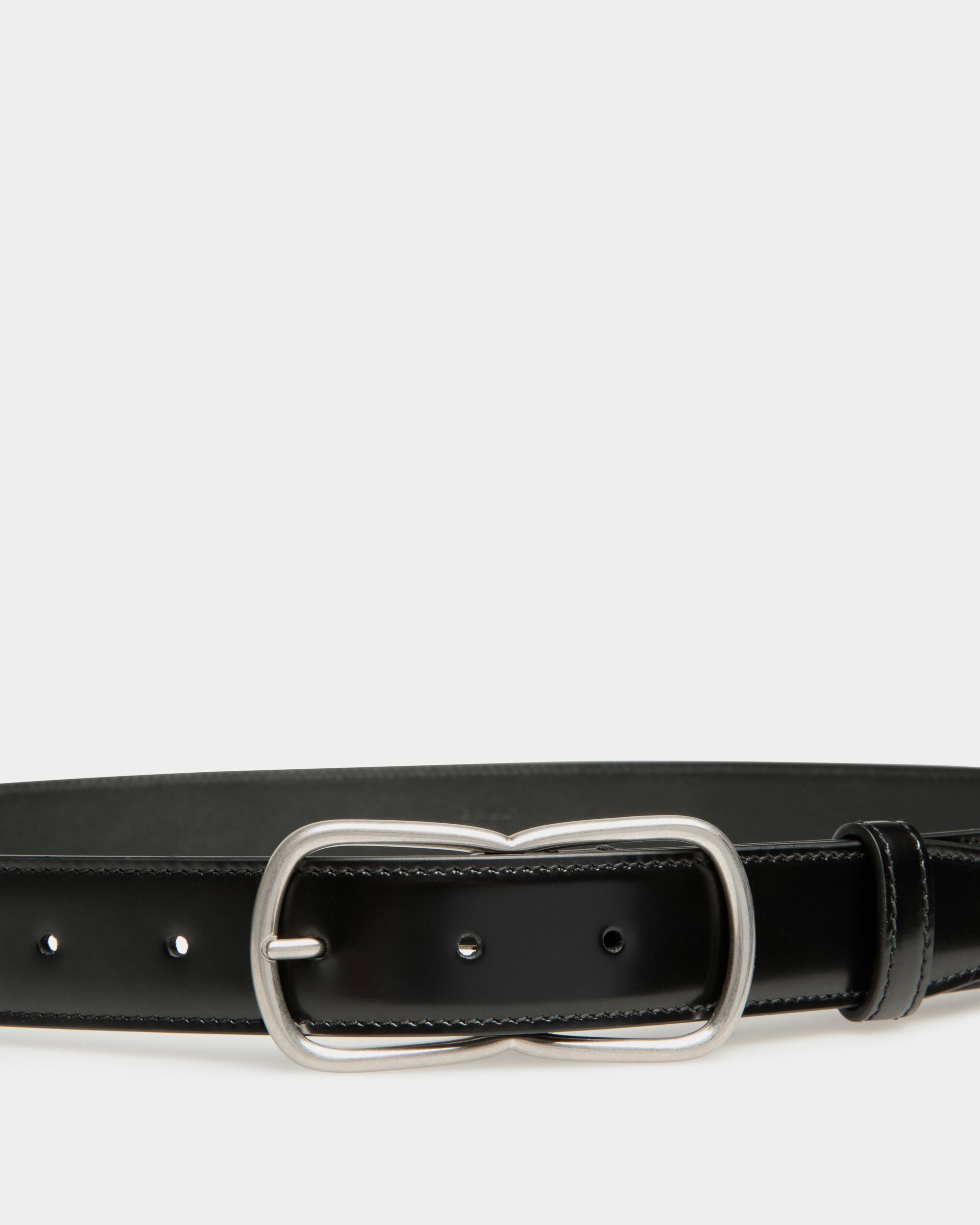 Loto 30 mm Gürtel Aus Gebürstetem Leder In Schwarz - Herren - Bally - 03