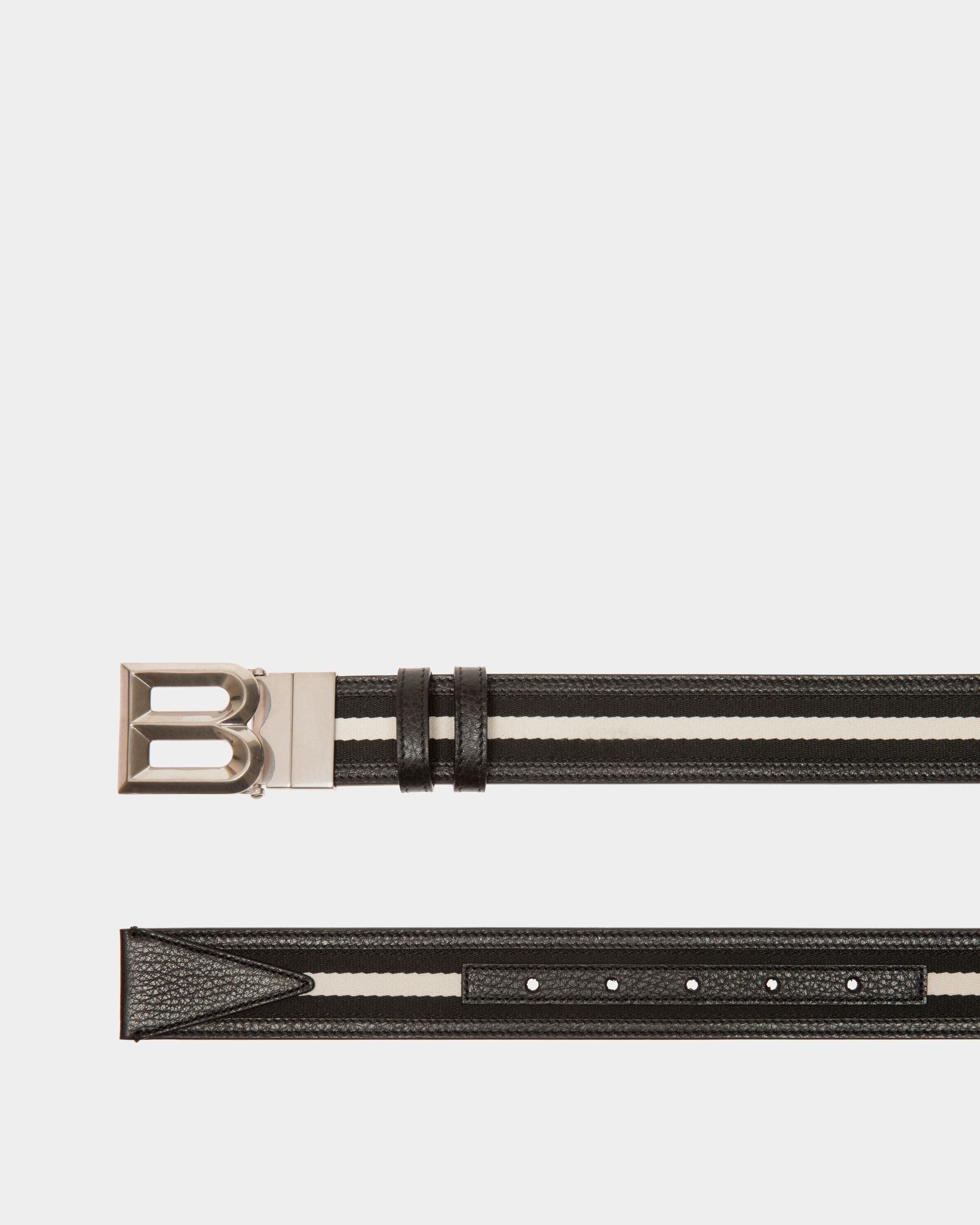 B Bold 35 mm Wendegürtel Aus Stoff Und Leder - Herren - Bally - 02