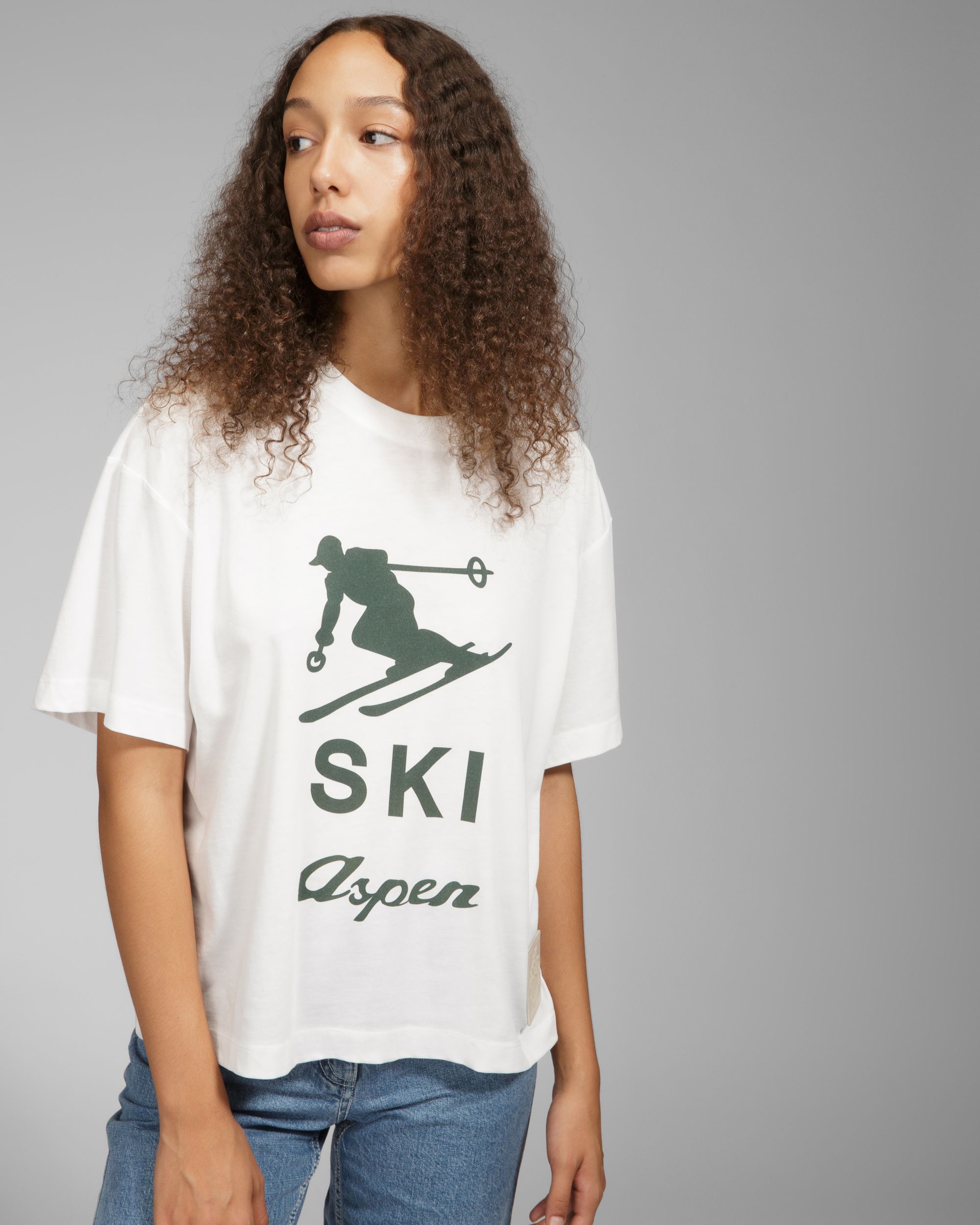 T-Shirt Ski St Moritz Baumwoll-T-Shirt In Elfenbein - Herren - Bally - 07