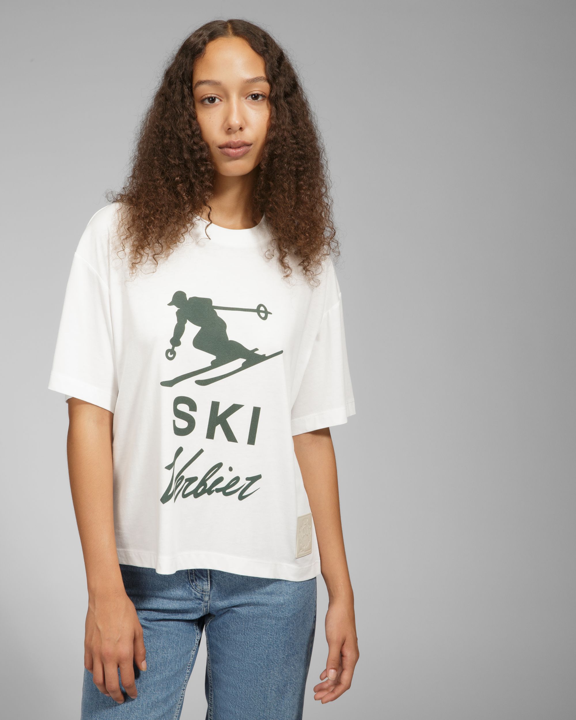 T-Shirt Ski St Moritz Baumwoll-T-Shirt In Elfenbein - Herren - Bally - 06