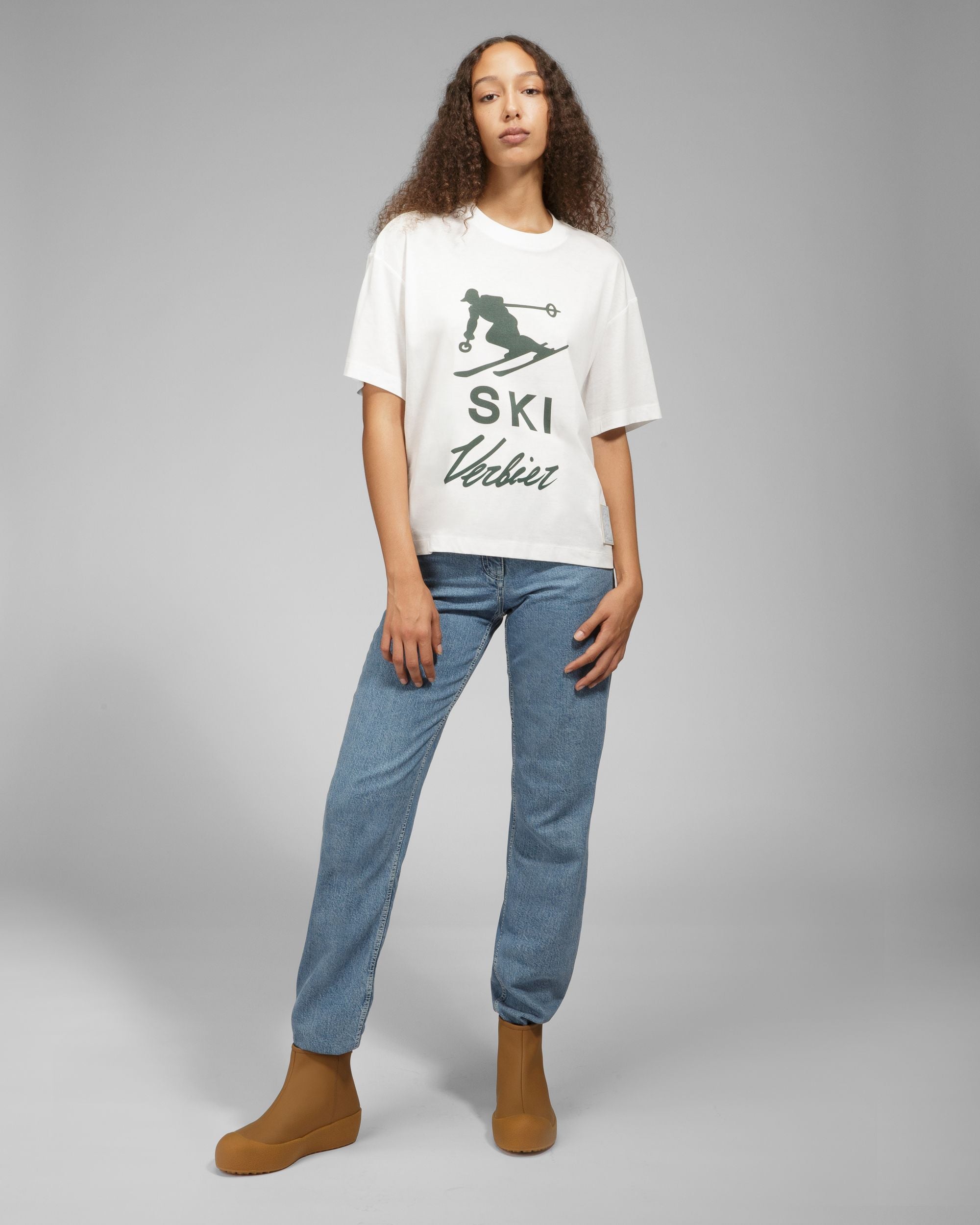 T-Shirt Ski St Moritz Baumwoll-T-Shirt In Elfenbein - Herren - Bally - 08