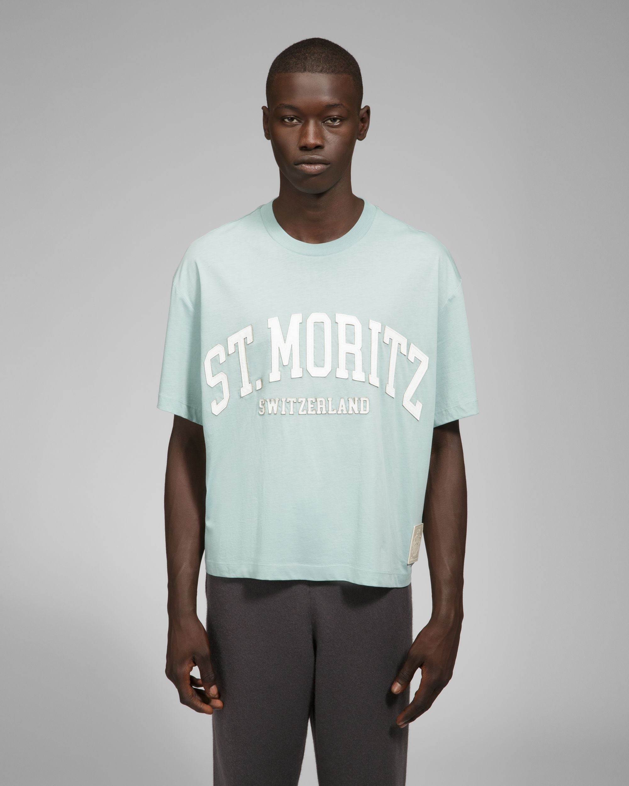 T-Shirt St Moritz Baumwoll-T-Shirt In Blau - Herren - Bally - 02