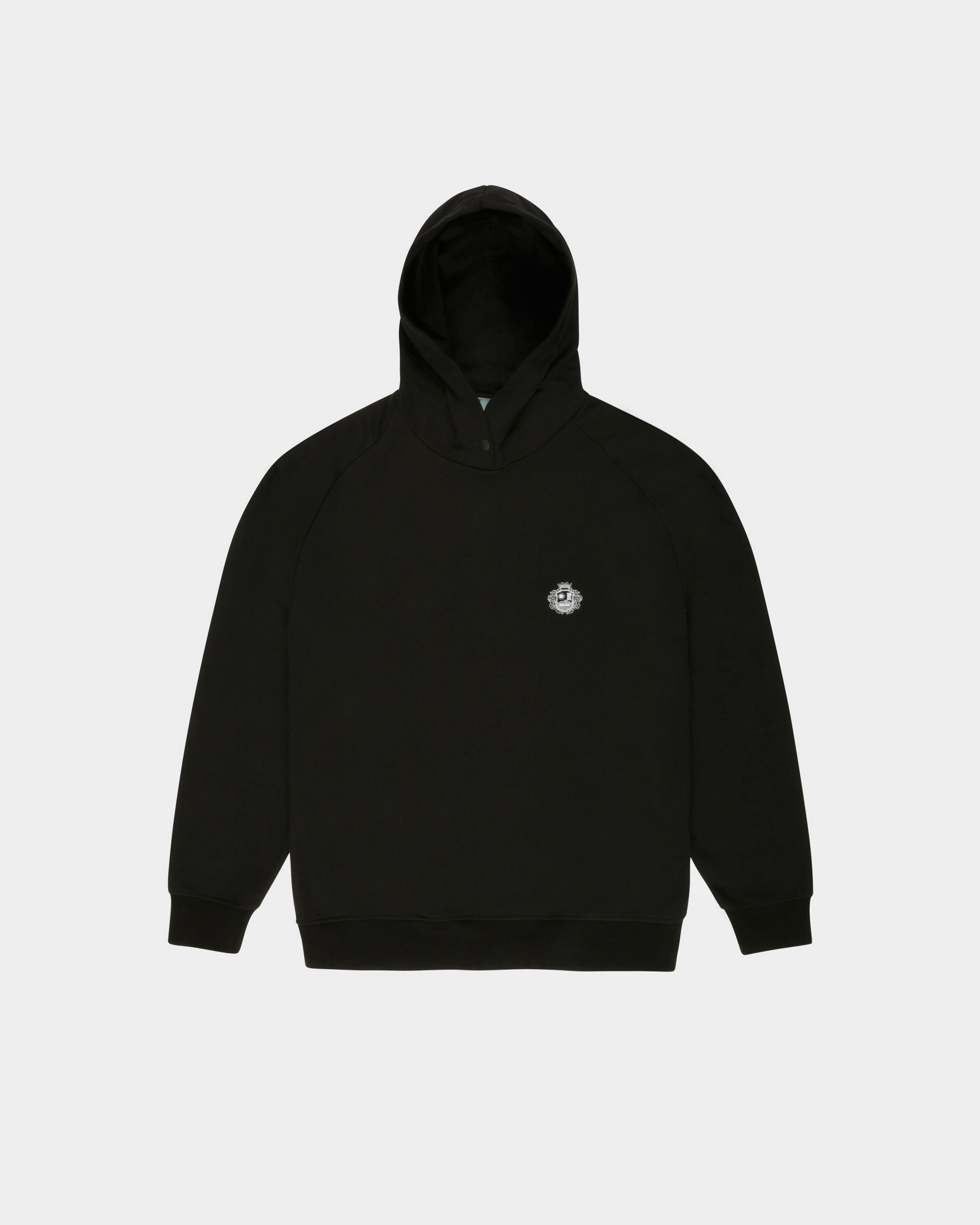 Baumwoll-Hoodie Baumwoll-Sweatshirt In Schwarz - Herren - Bally - 01