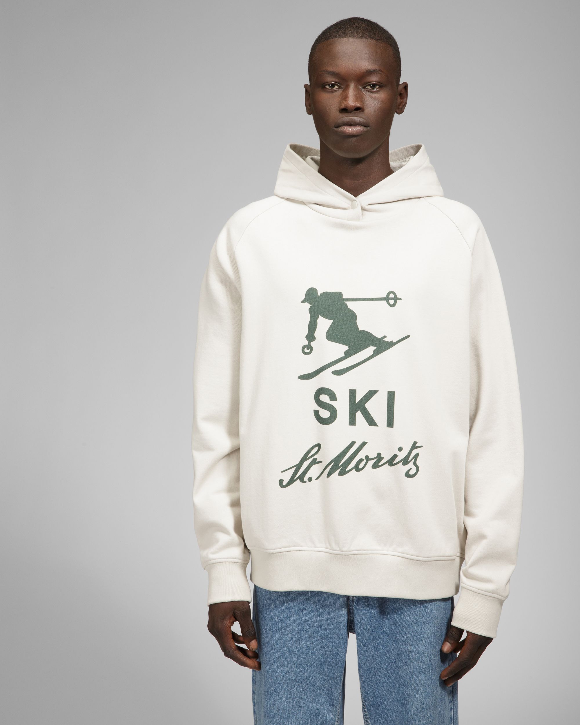 Hoodie Ski St Moritz Baumwoll-Sweatshirt In Grau - Herren - Bally - 03