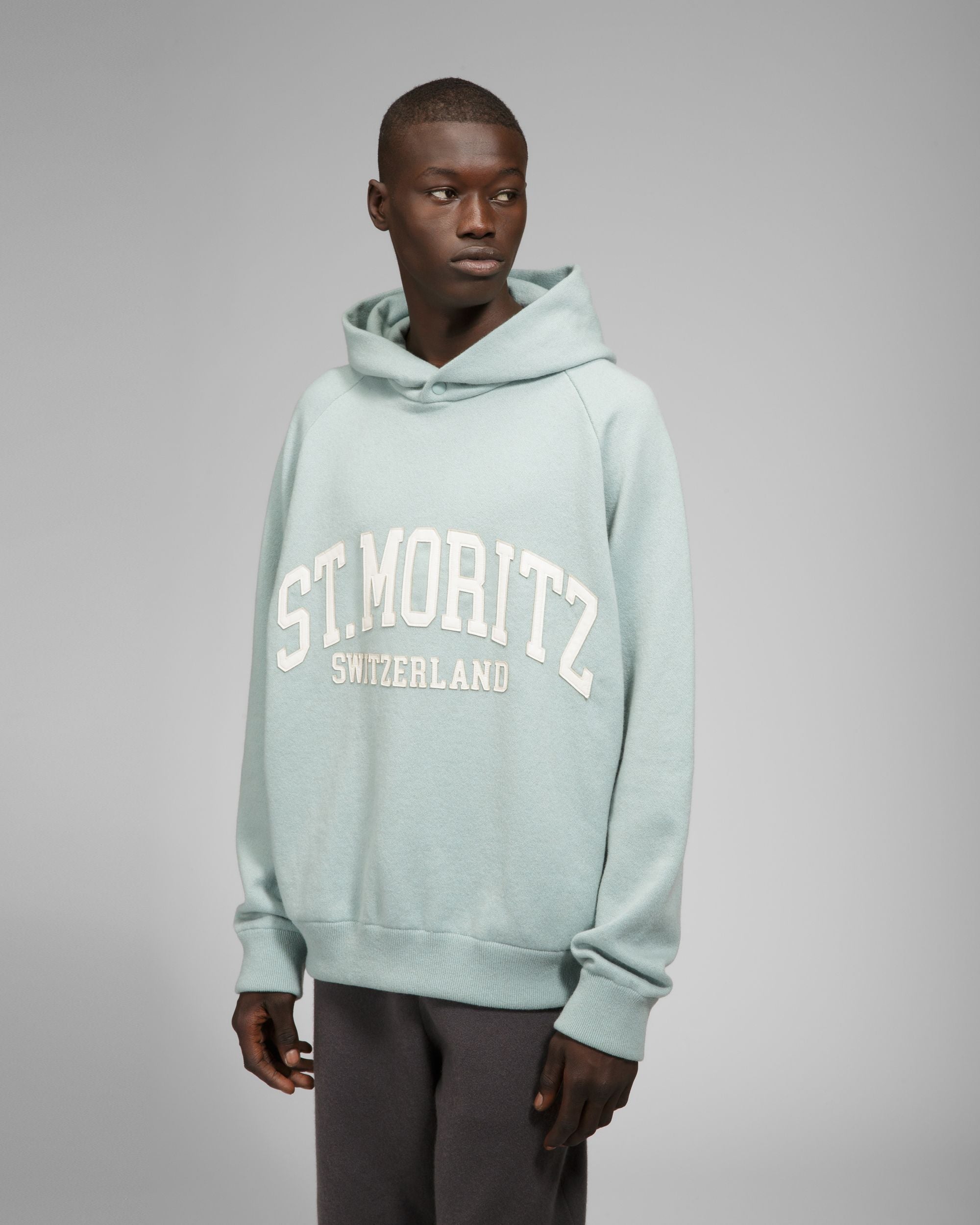 Hoodie St Moritz Kaschmir-Sweatshirt In Hellblau - Herren - Bally - 04