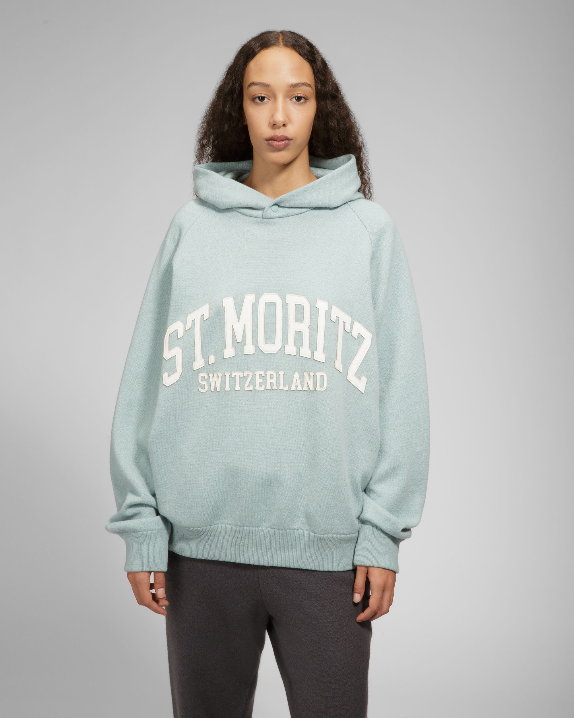 Hoodie St Moritz Kaschmir-Sweatshirt In Hellblau - Herren - Bally - 08