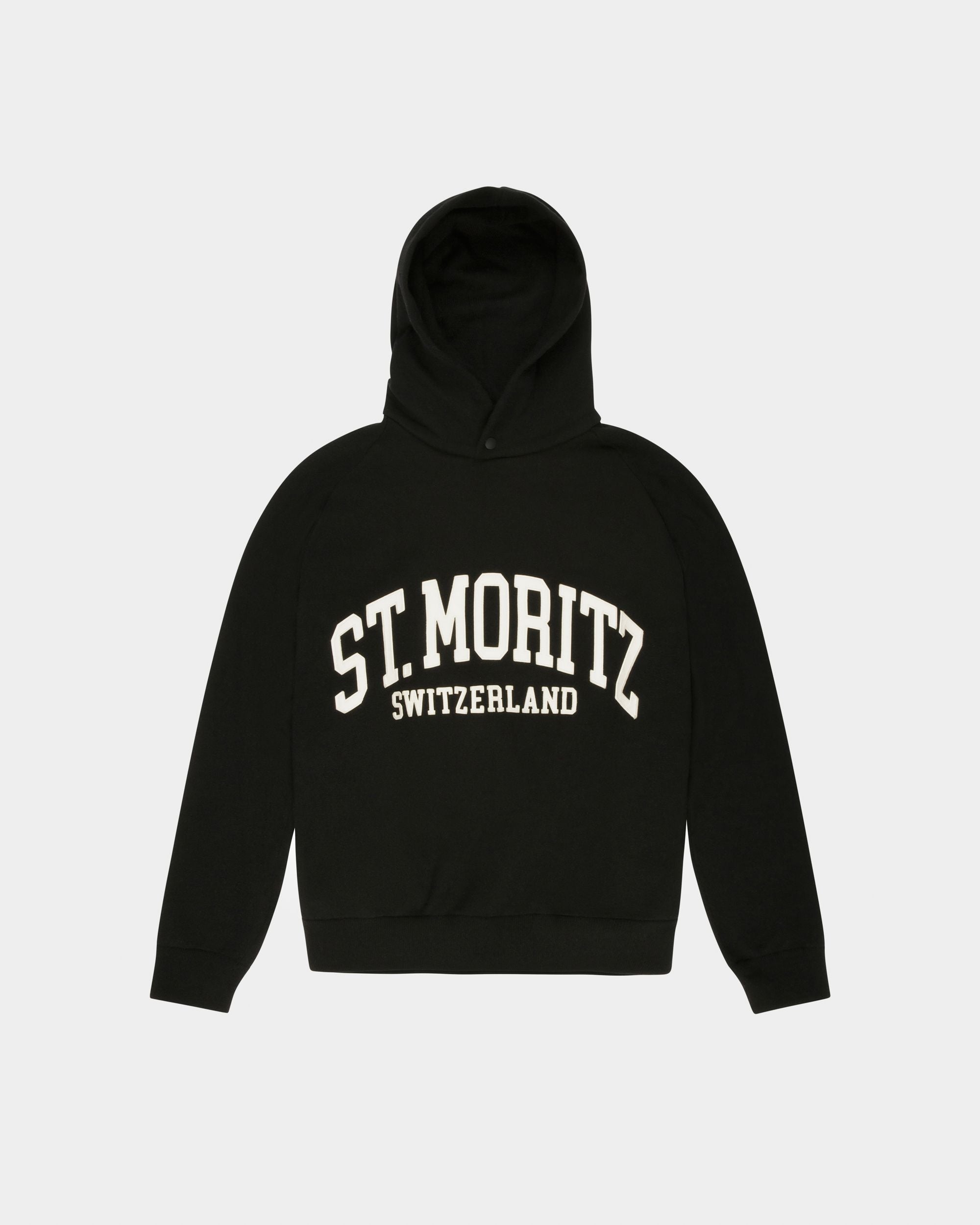 Hoodie St Moritz Baumwoll-Sweatshirt In Schwarz - Herren - Bally - 01